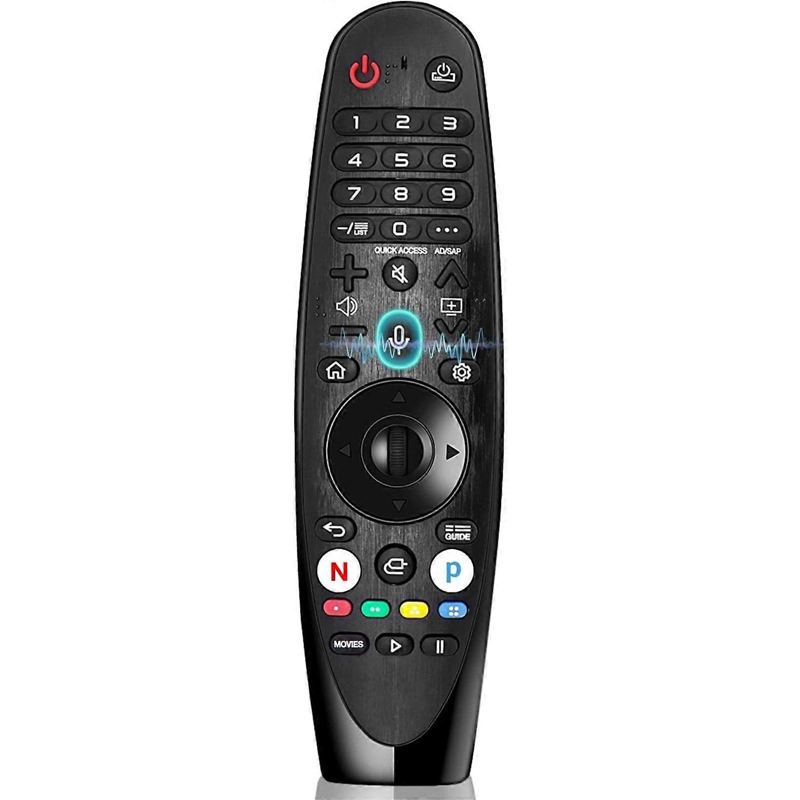 AN-MR18BA AKB75855501 for LG Voice Magic Remote Control for All 2018 4K UHD Smart LG TVs, Magic Remote with Voice and Pointer Function for LG Magic Vo