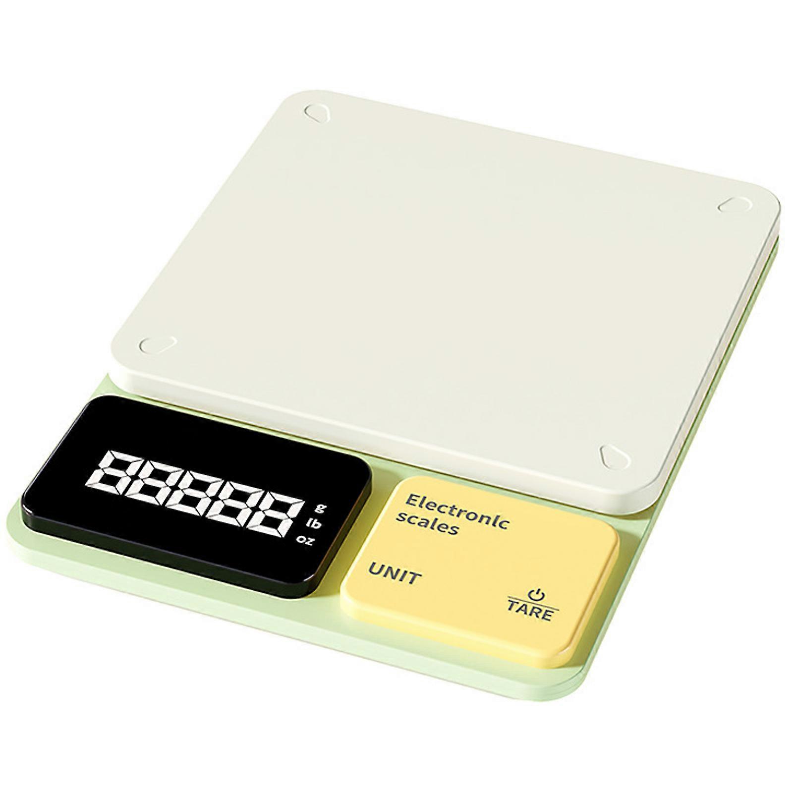 High Accuracy 1g Electronic Milligram Scale Laboratory Weighing Scale with LED Display USB Rechargeable Scale  Green