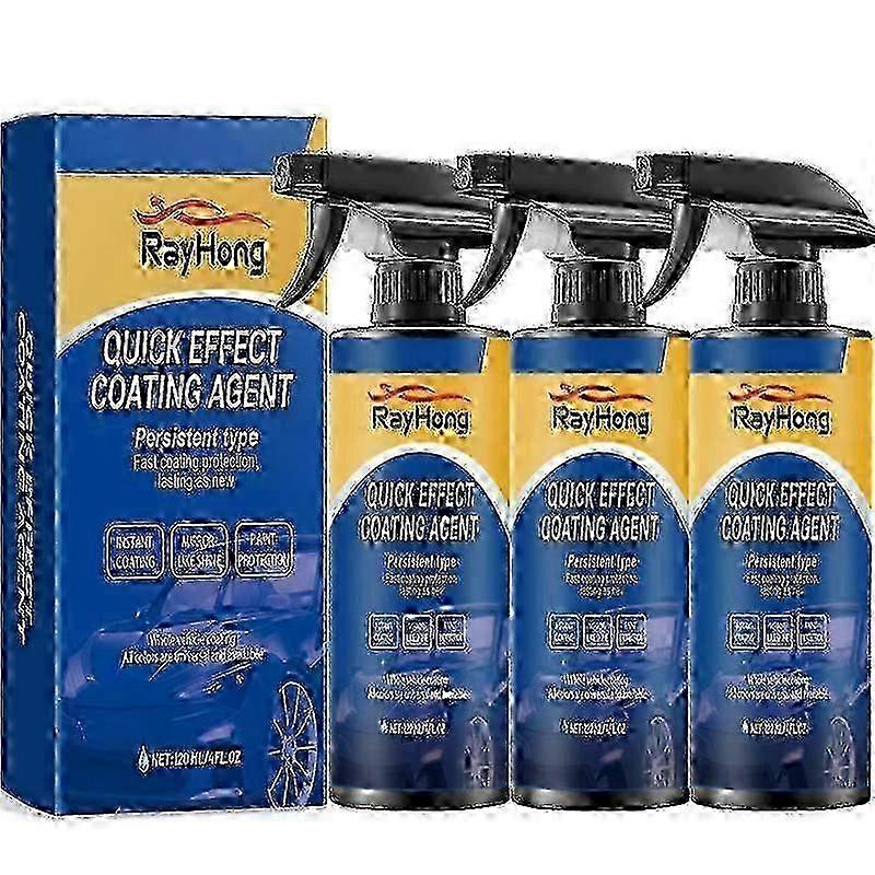New Car Coating Spray,3 In 1 Multi-functional Quick Effect Coating Agent