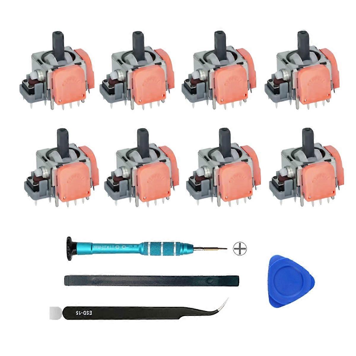 8PCS 2ndGen Angle TMR Hall Joystick for Gamepad TMR Electromagnetic Joystick Tunnel Magnetic Resista