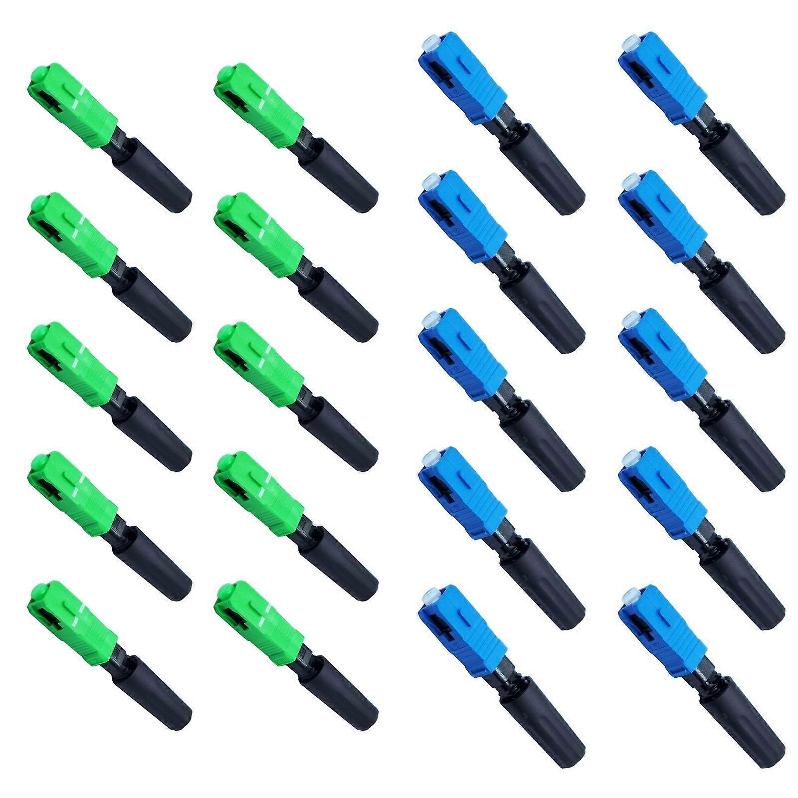 Quick Field Assembly Single Modes Fast Cold Connection Adapter Fiber Optics Cold Connector Multicolor