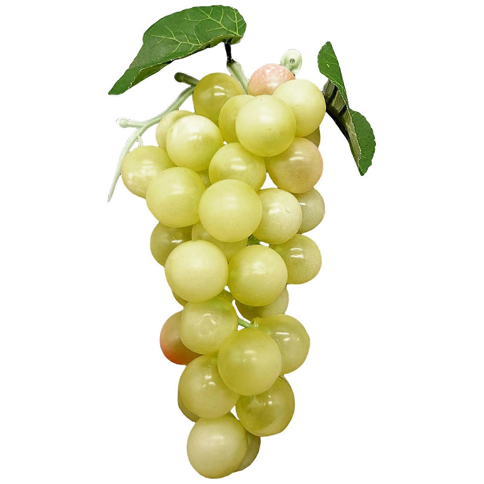 High Quality Faux Grapes for Functional Decoration in Household Setting Event Dining Space and Photographic Scenes  yellow grapes