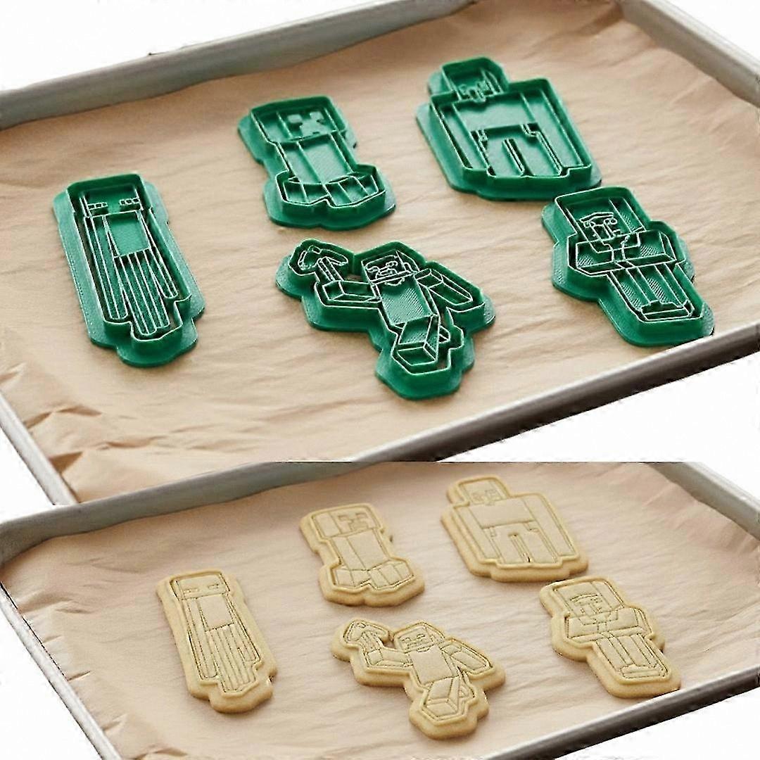 5-Piece Cookie Cutter Set for Crafting Shapes | Playdough Tool