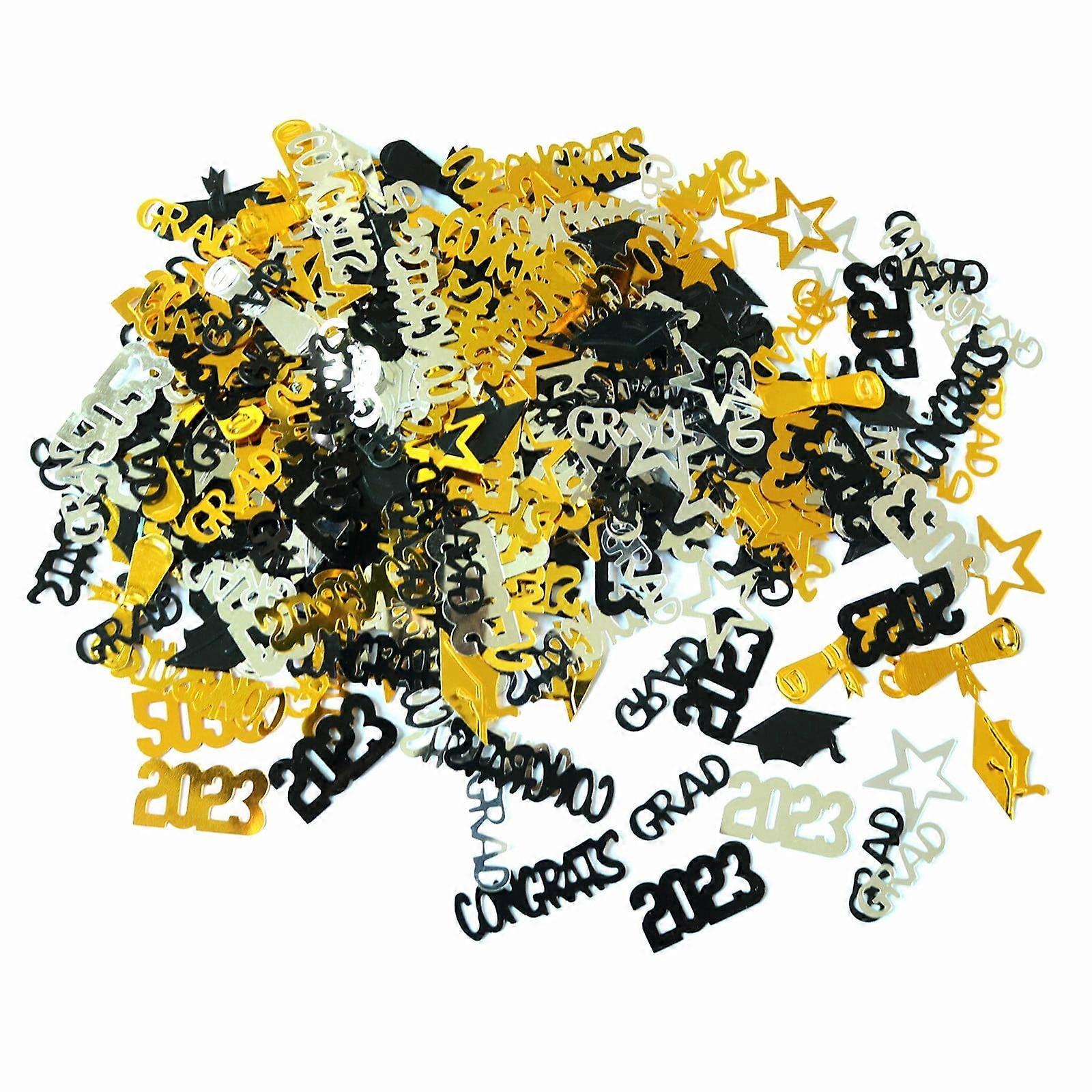 Confetti Pack of 1000 for Graduation Party 2024 | Blue & Gold Class of 2024 Decorations | Event & Party Centerpieces compatible with 2024