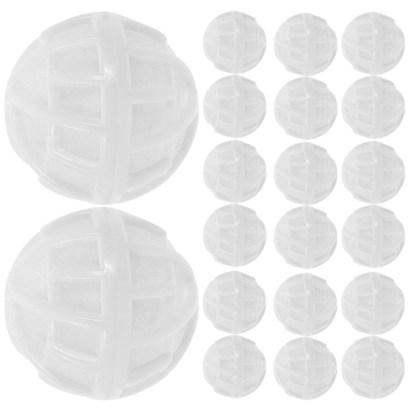 Biologisk kulefiltermateriale akvariefilterkuler for vannfiltrering 20 stk