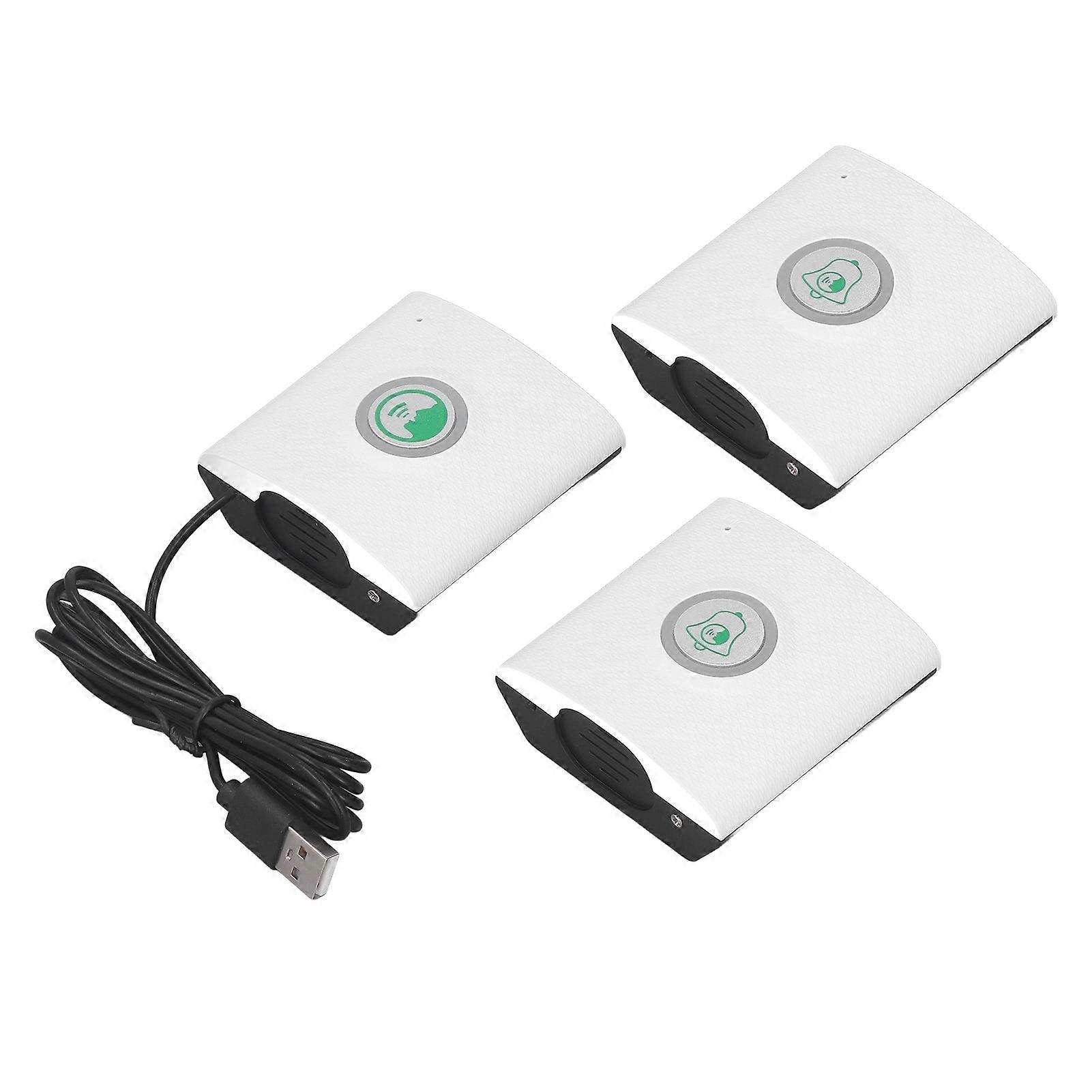 433MHz Wireless 2-Way Voice Intercom for Home Security - 2 External 1 Internal Unit, White