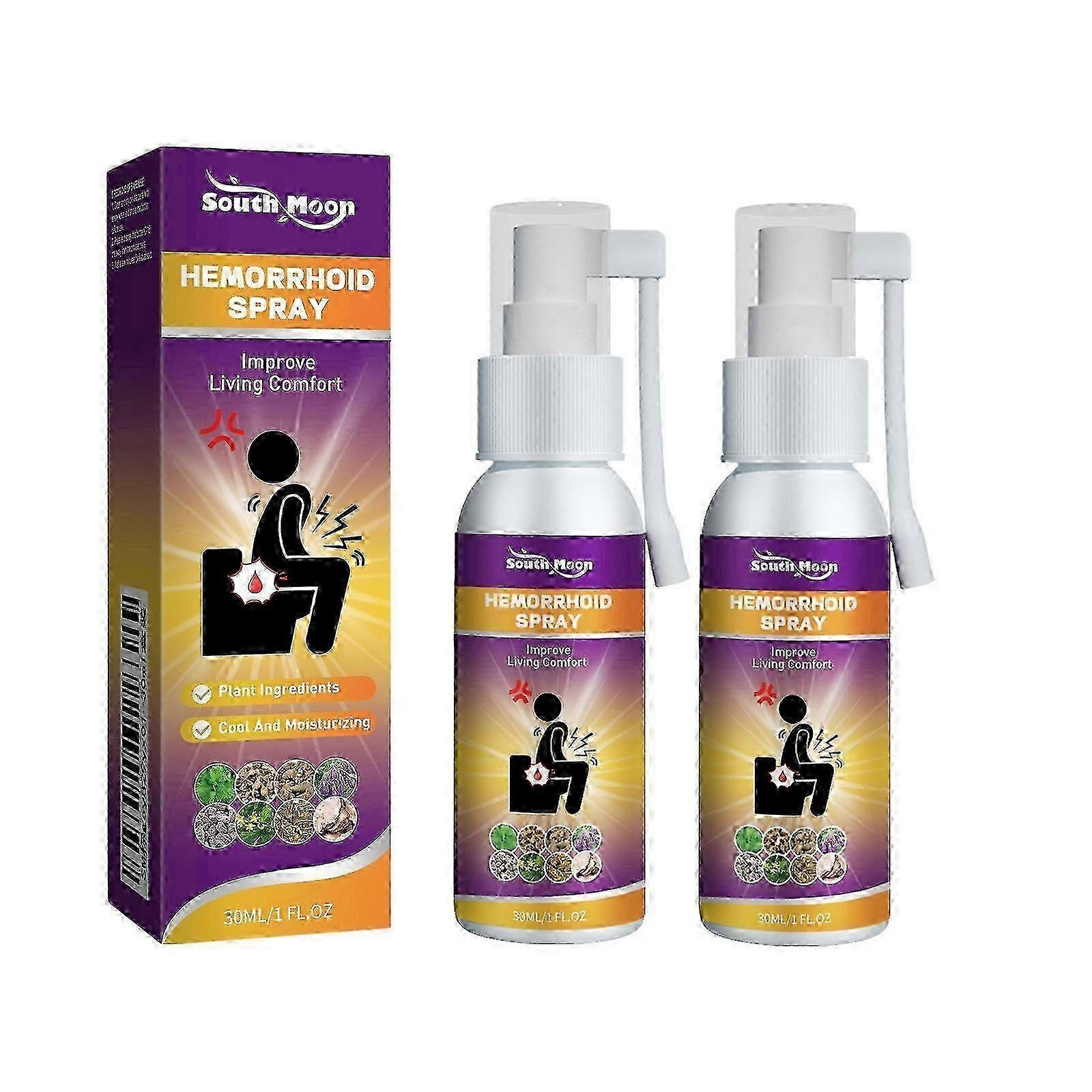 جنوب القمر للعناية بالجسم بخاخ مسحة الجسم البواسير مدلك بخاخ خارجي