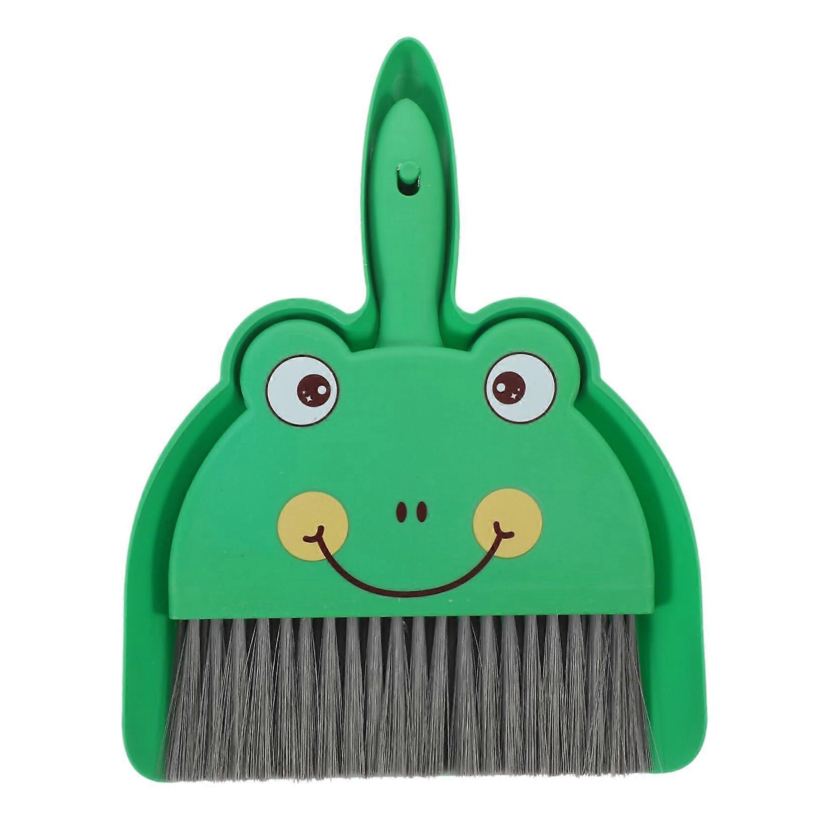 Mini Broom and Dustpan Set with Soft Bristles for Desktop, Pet Hair, Office and Car Cleaning