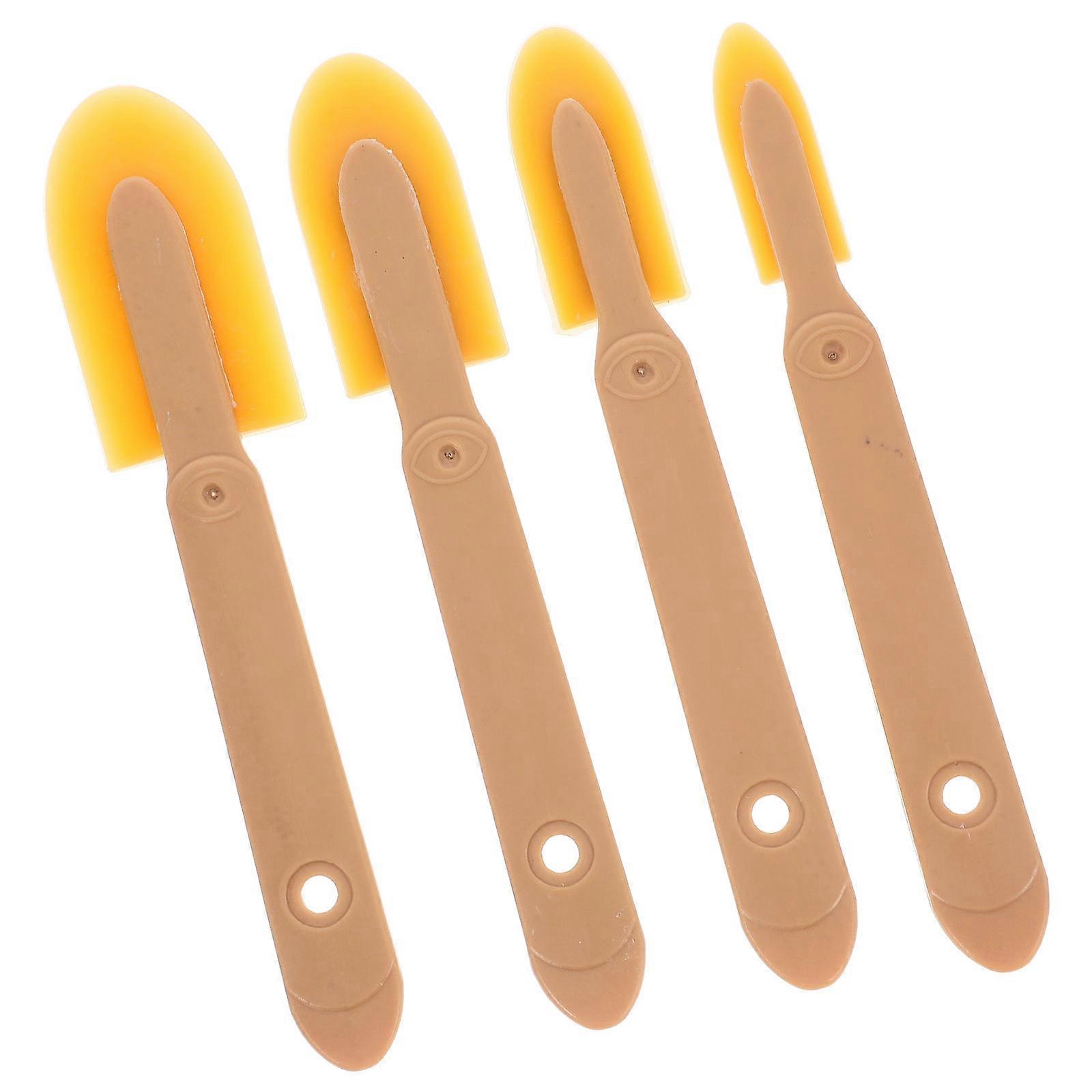 4Pcs Caulk Finishing Tool Set Spatula Applicator for DIY Projects Home Improvement with Universal Design