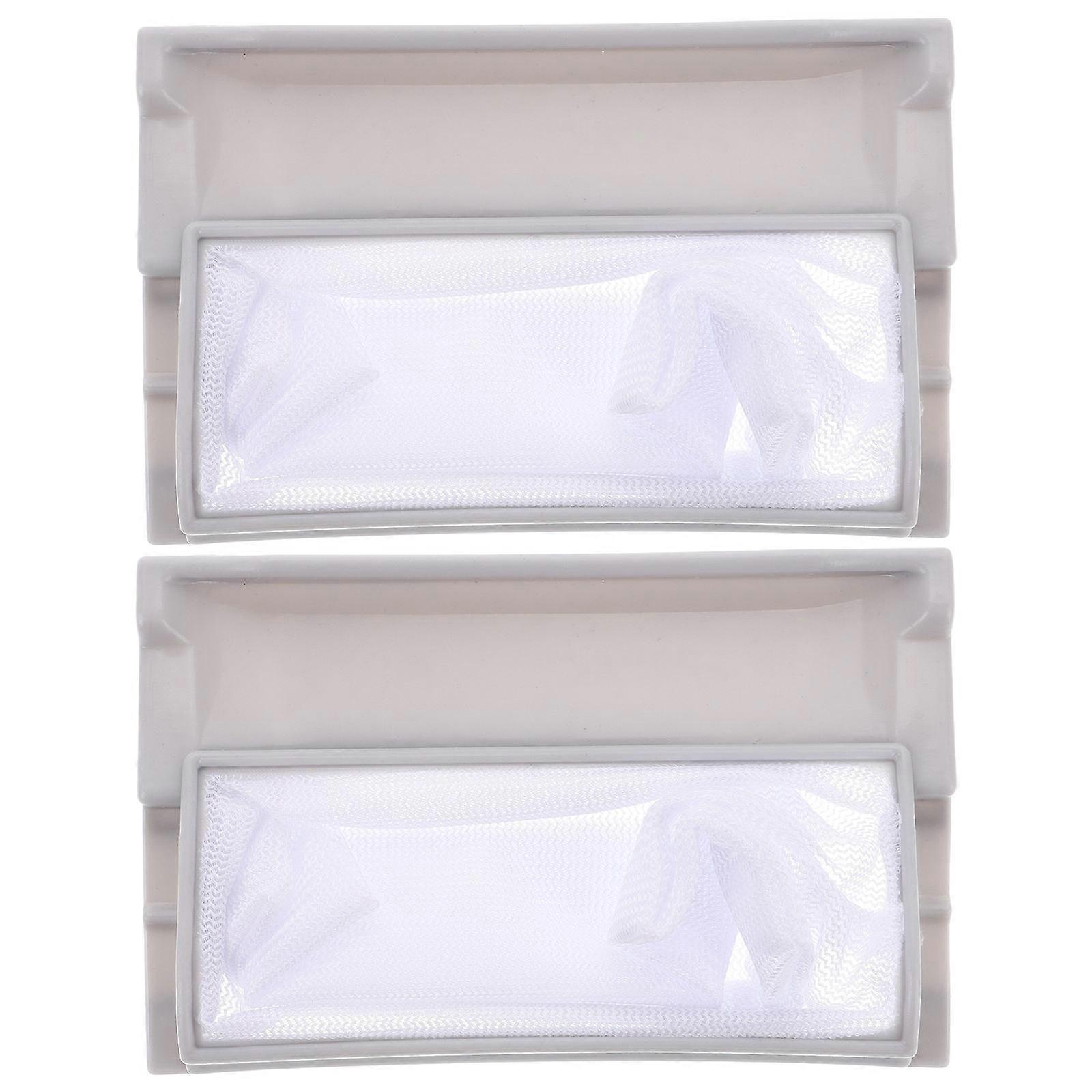 Washing Machine Filter Bag Part for Lint Removal 2Pcs Mesh Bags