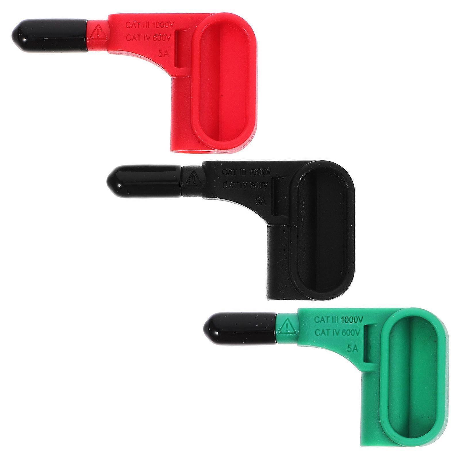 Hemoton 3Pcs Small Magnet Testing Probe Banana Plug Practical Tools for Multimeter Testing Probes