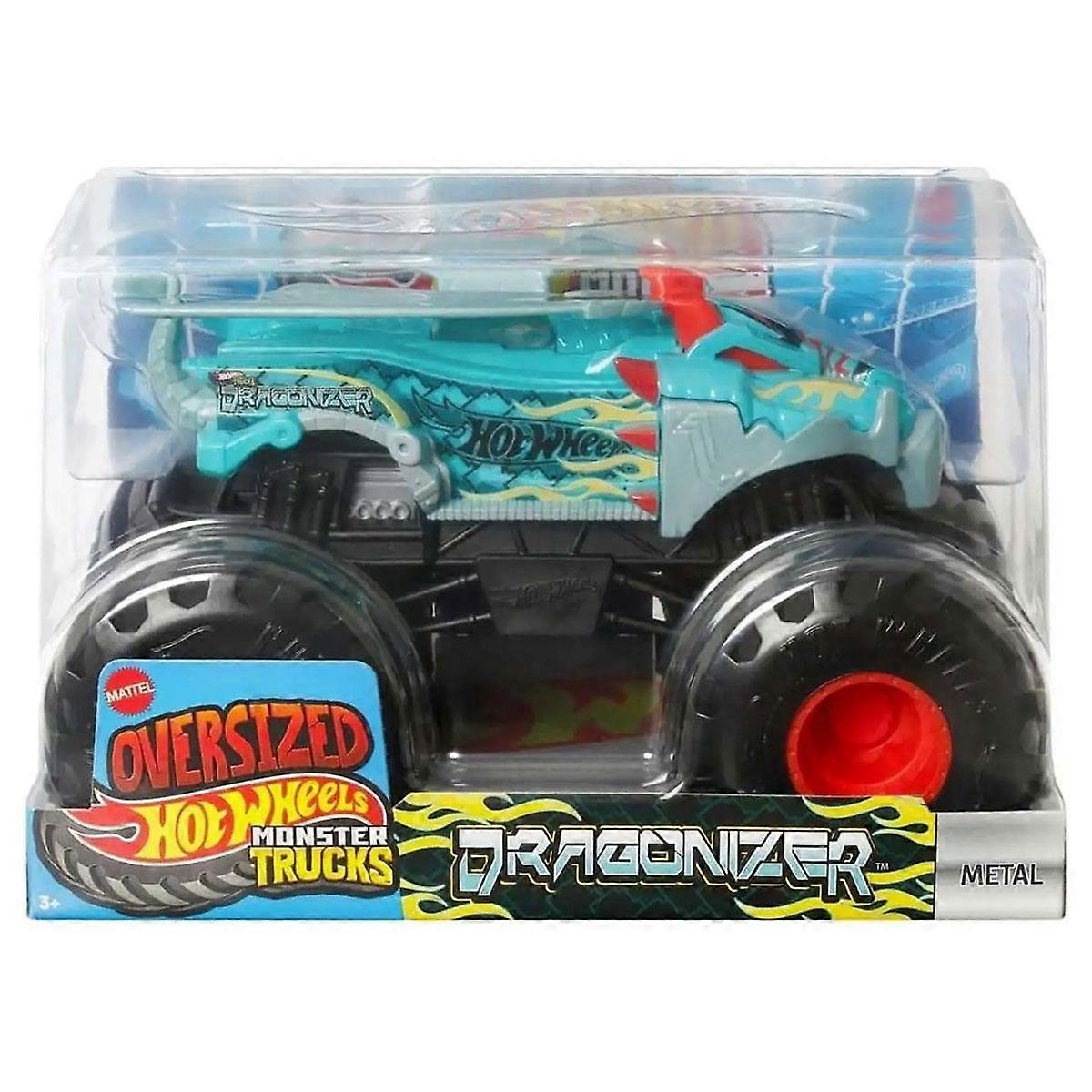 Hot Wheels Monster Trucks Oversized Dragonizer Diecast Car Kids Boys