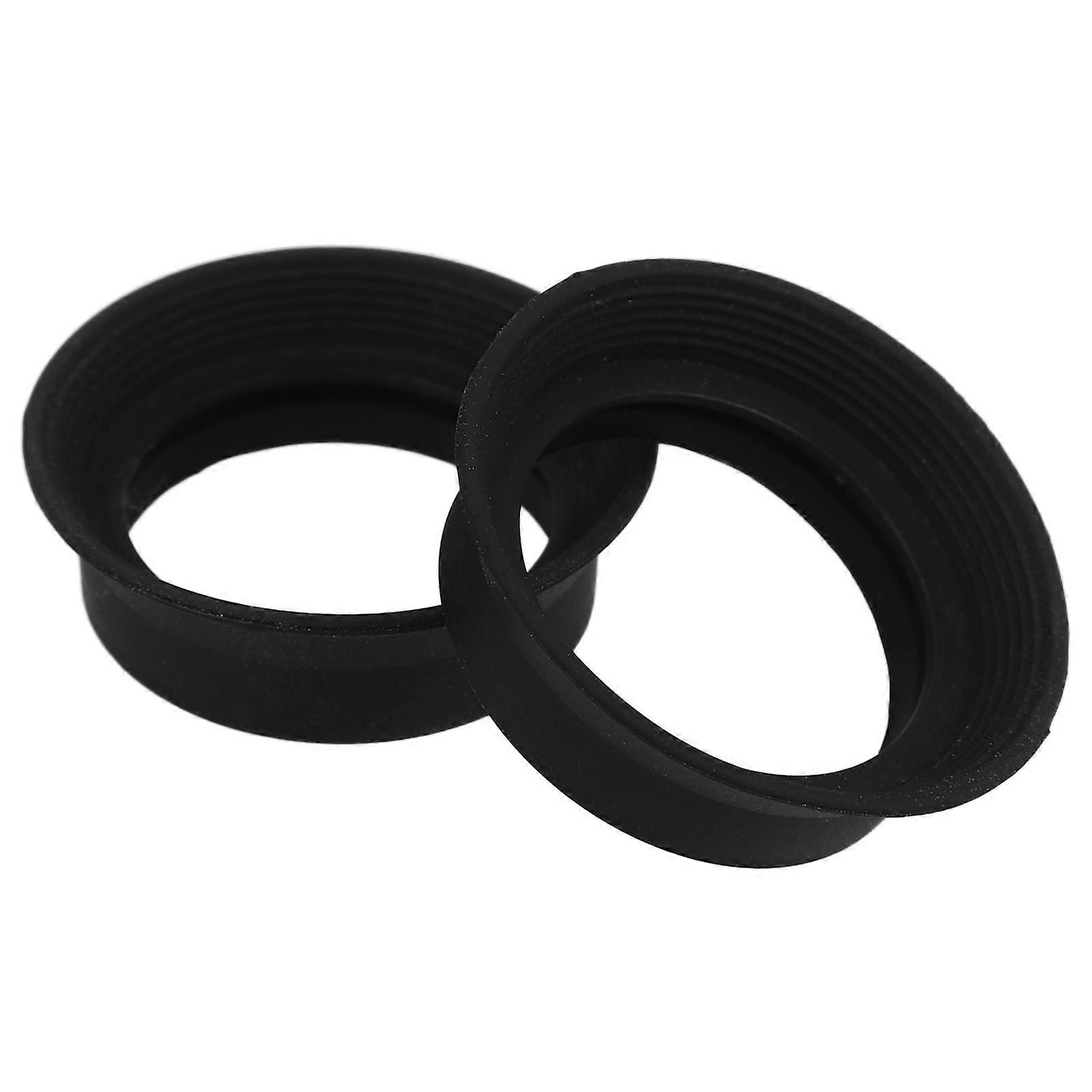 Durable Rubber Eyepiece with Moon Filter for Telescope 2Pcs Moon Glare Protection