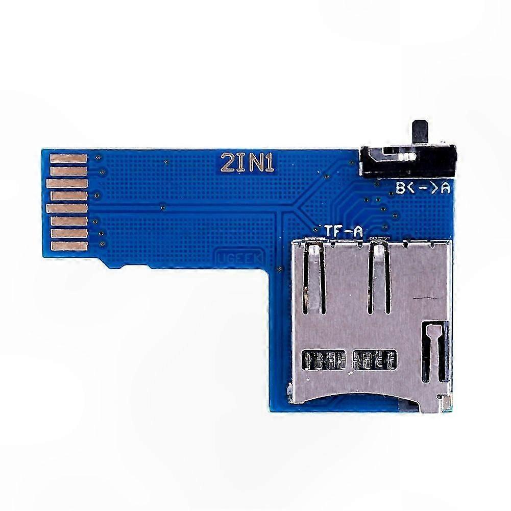Dual System Micro-SD/TF Card Switcher Adapter with Double Memory Storage for Raspberry Pi Models B+, 2B, and 3B