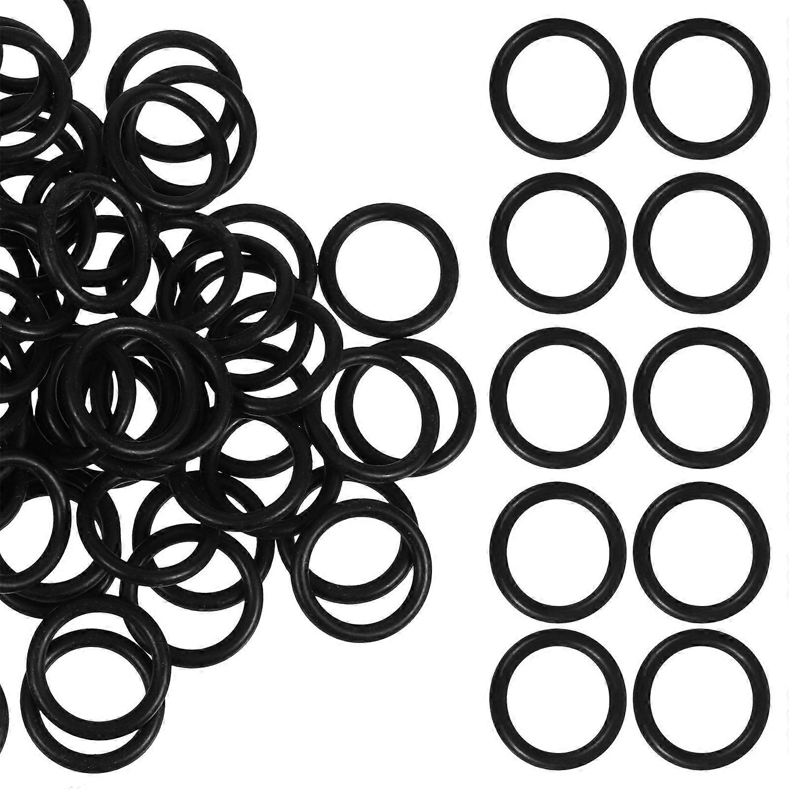 100pcs Fire Extinguisher Seal Rings O Ring Replacement Rubber Gasket Set Assorted Sealing Mount Kit