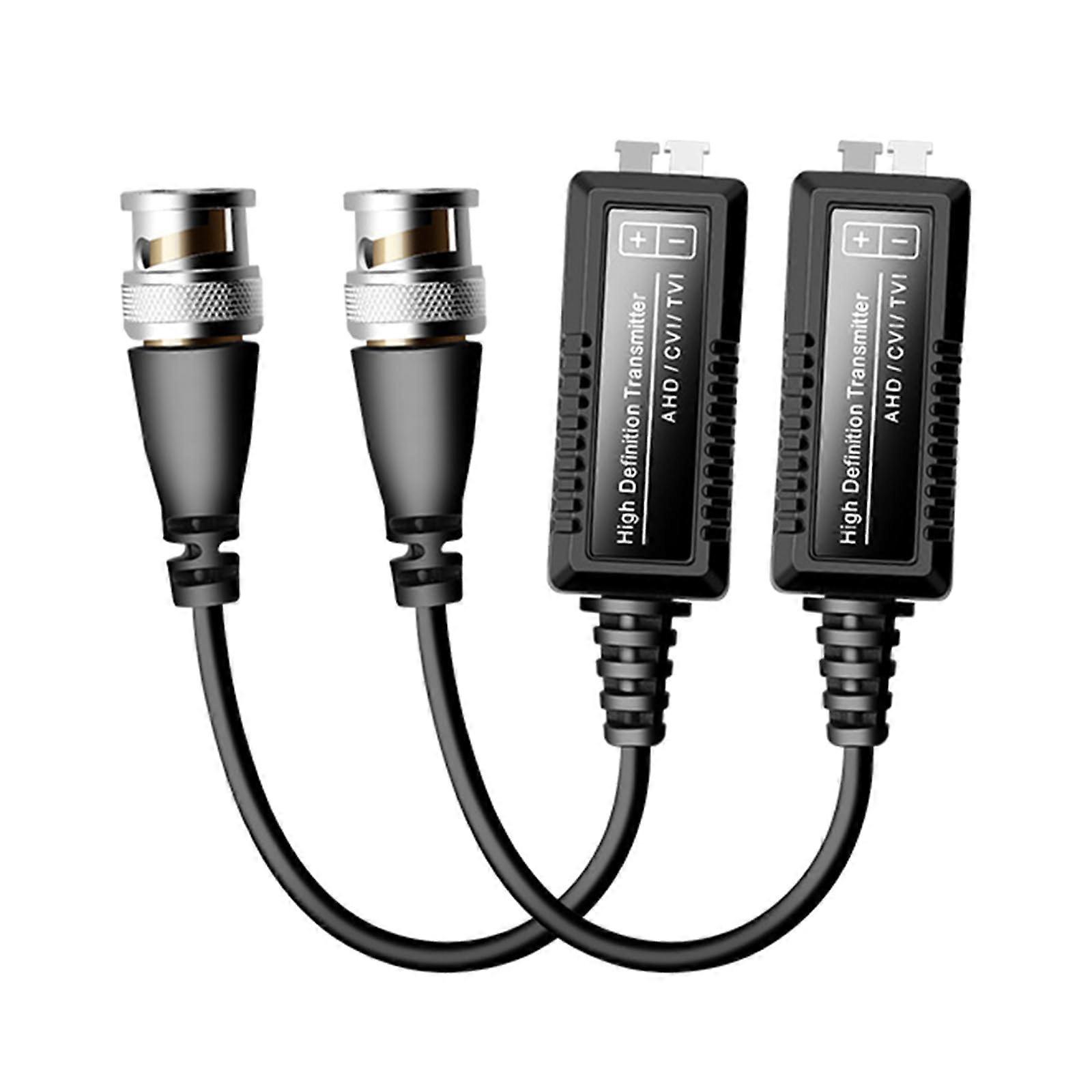 Passive Video Balun Transmitters For Surveillance Systems With AntiInterference Easy Installation CAT5/CAT6 Compatible