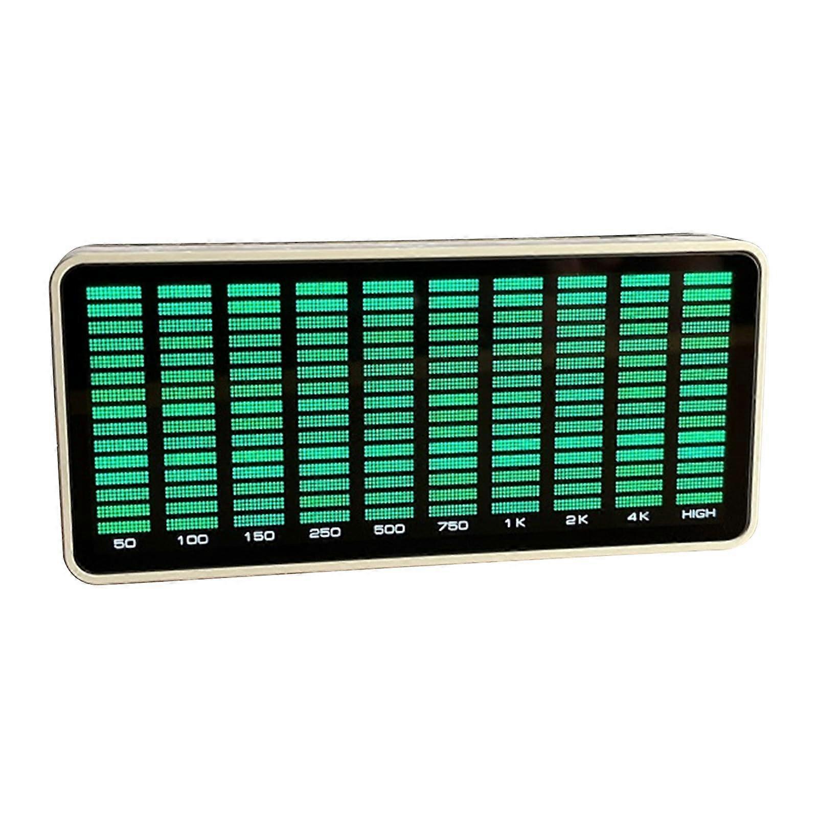 AK1016 Emerald Green Music Meter Levels Stereo Amplifier Board, Adjustable Replacement For Home Sound Systems