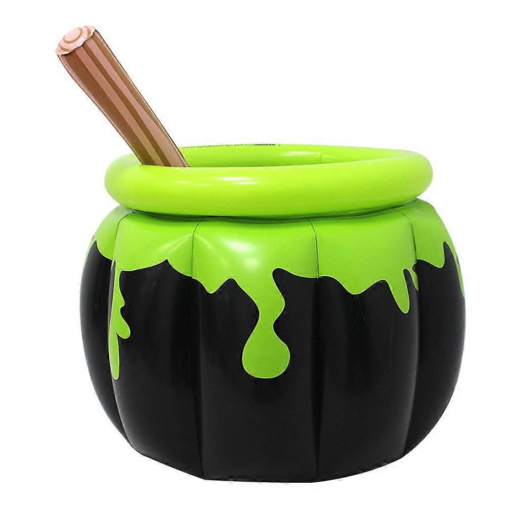 Halloween Cauldron Bucket for Party Use 3Pcs Inflatable Ice Drinks Cooler