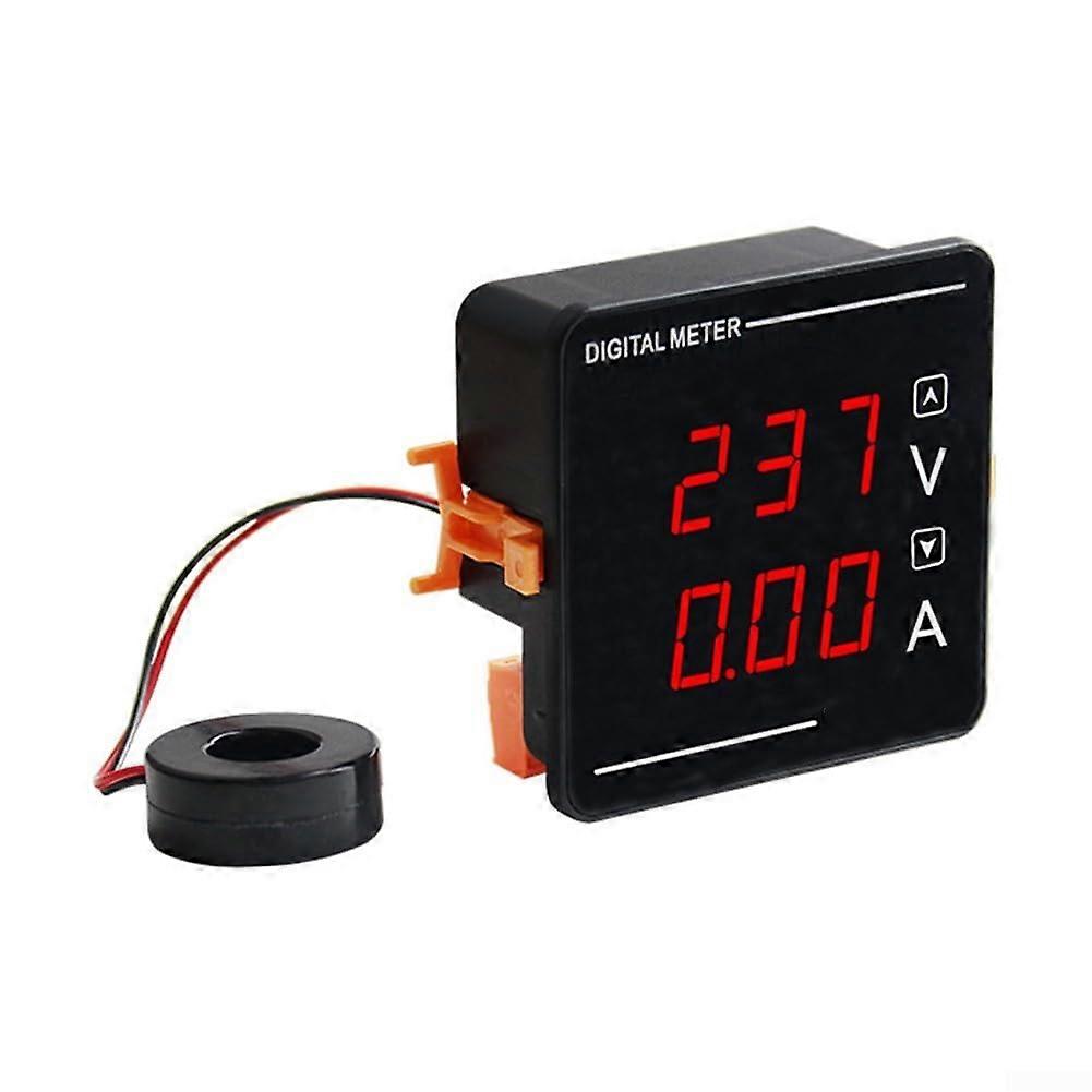 AC Current And Voltage Combination Meter AC50500V Wide Voltage Range AntiInterference Digital Display Instrument