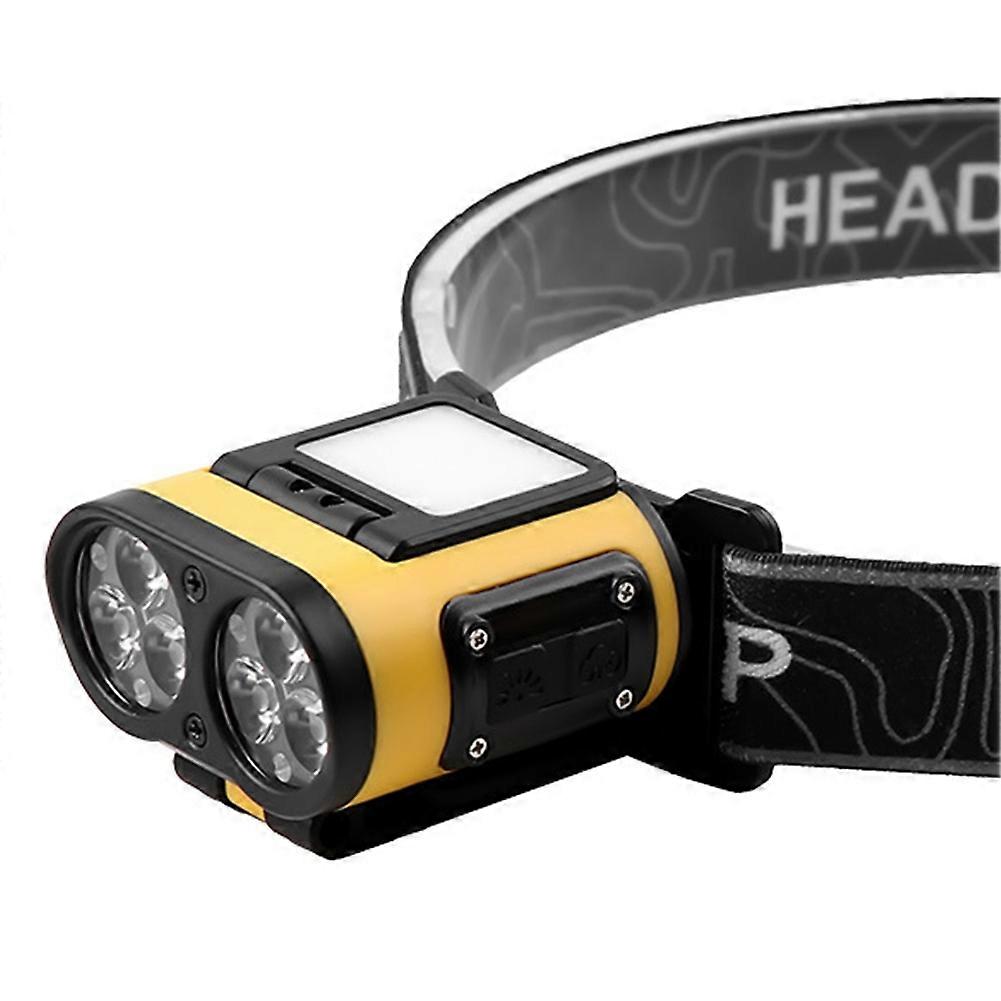 LED Headlamp COB Cap Clip Light Rechargeable Head Flashlight