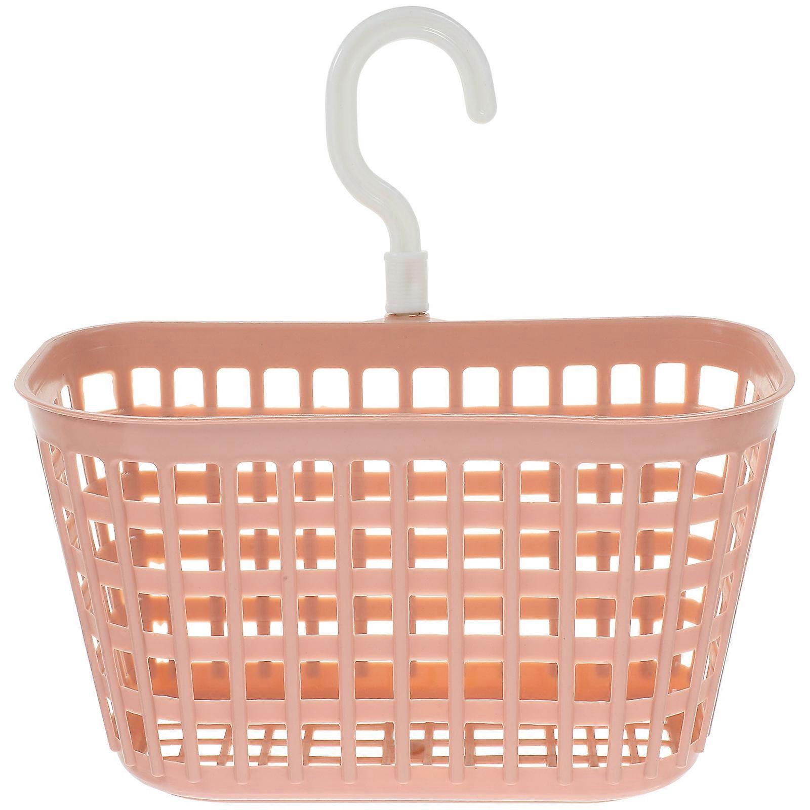 Hanging Drain Bag Kitchen Sink Storage Basket for Practical Use Pink