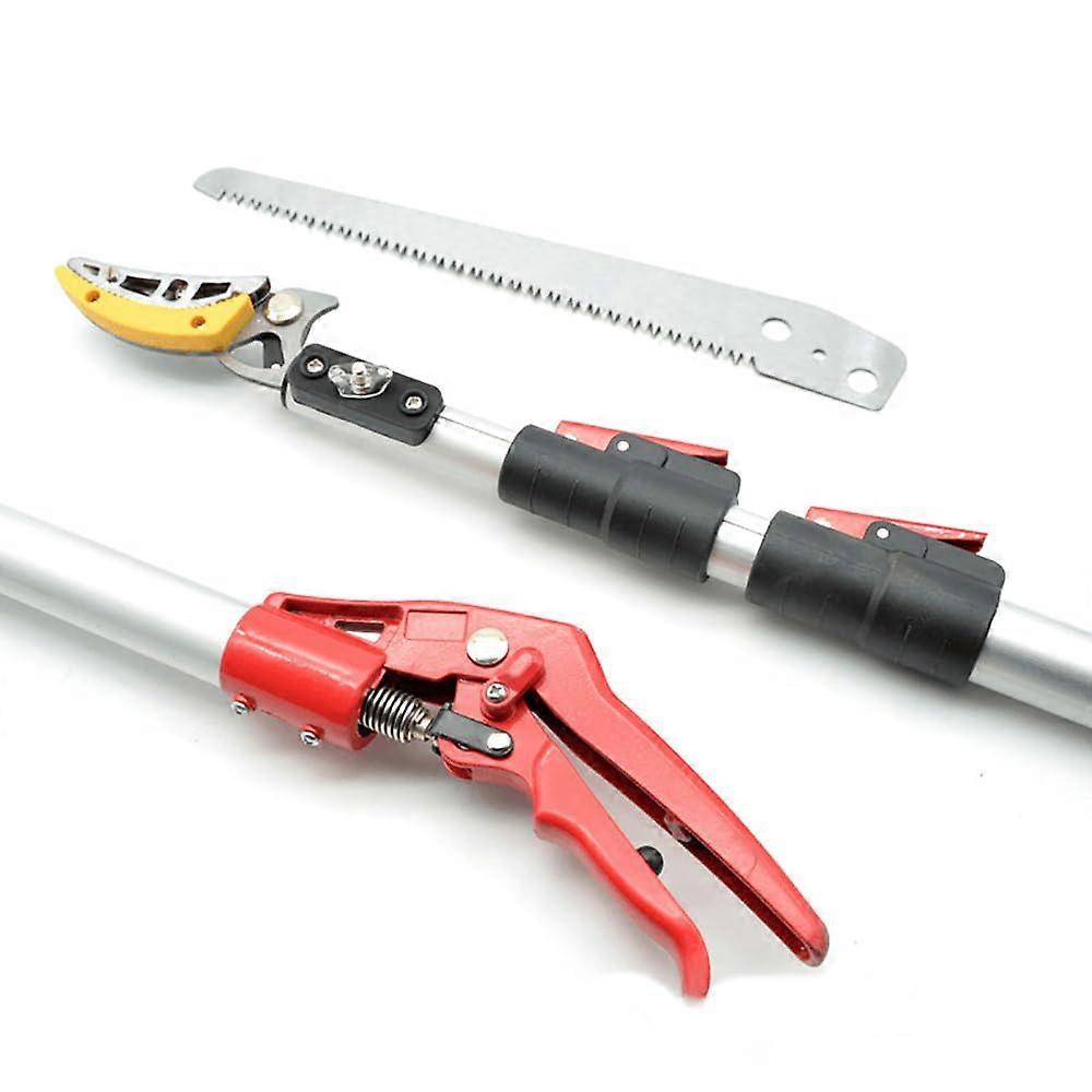 Extendable Tree Pruner 5.5m Reach with Ergonomic Long Handle and Bypass Cutting Design