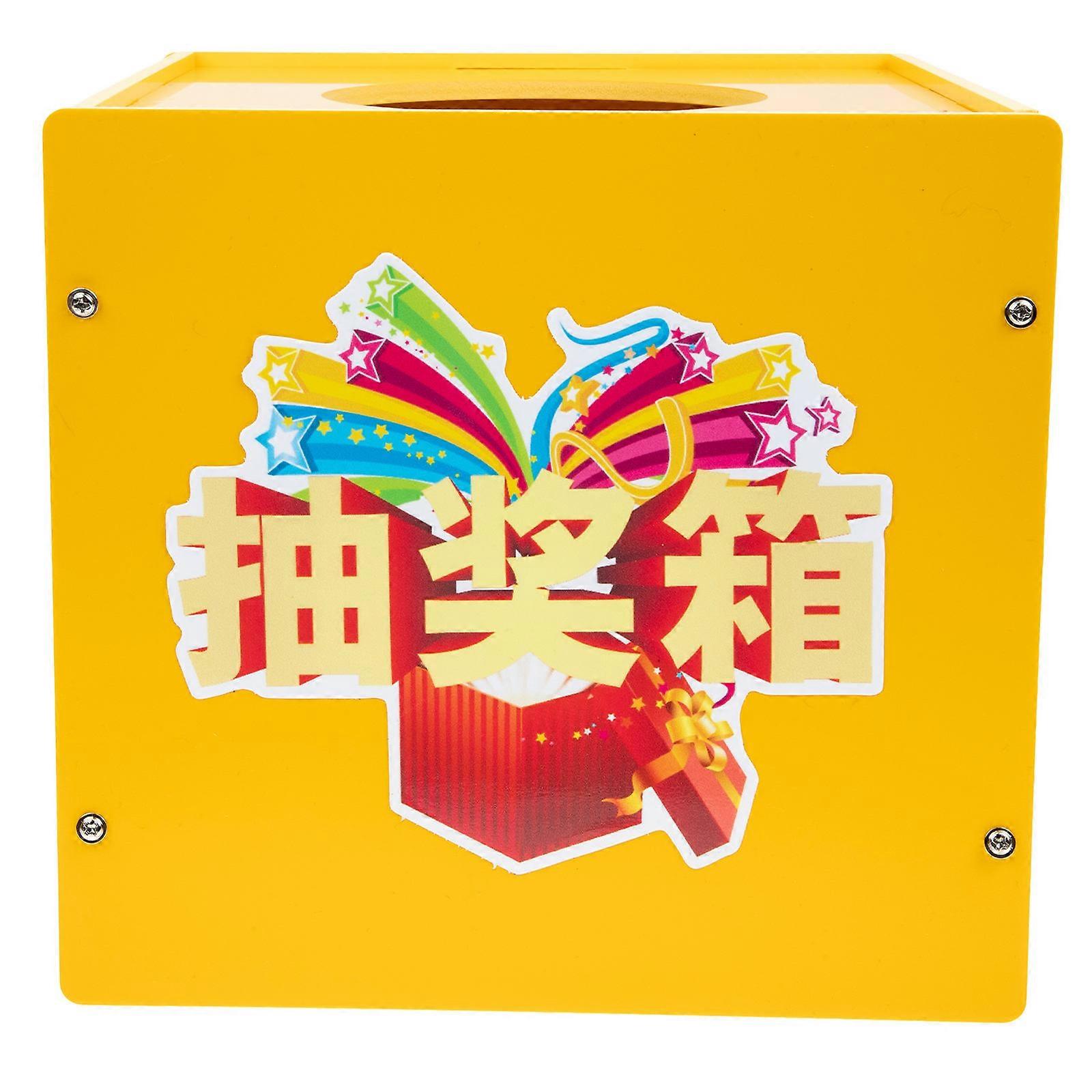 PVC Box for Storage with Party Raffle and Ticket Function