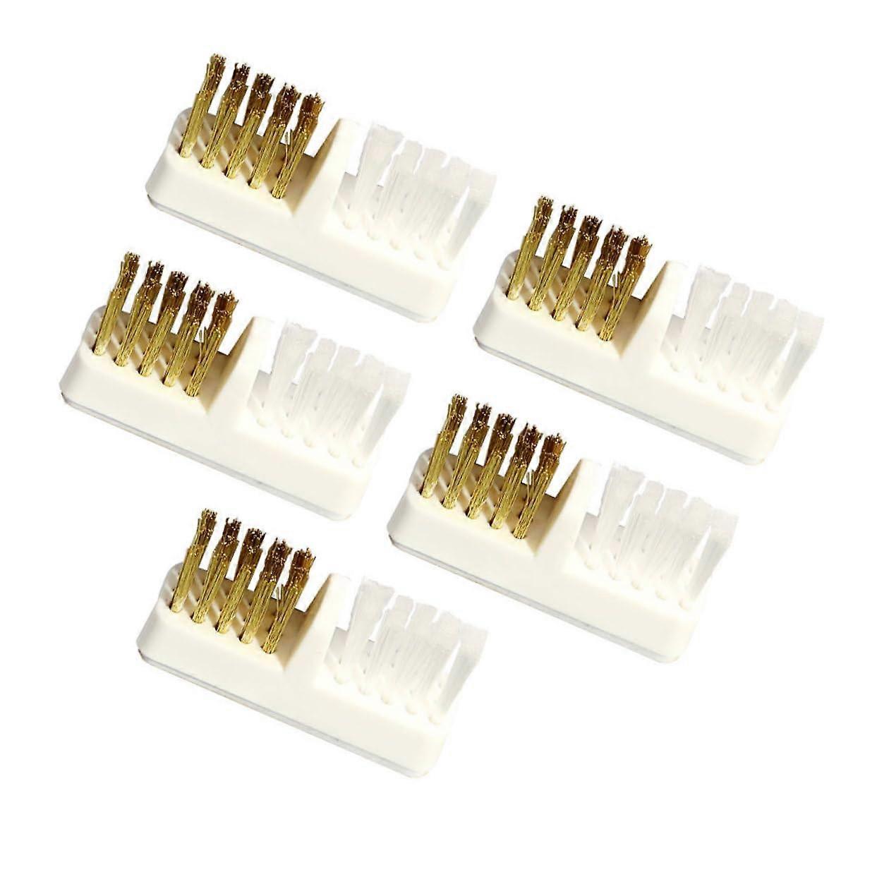 5pcs Copper Wire Nail Cleaning Brush Set for Precise Nail Gap Cleaning and Pedicure Tools