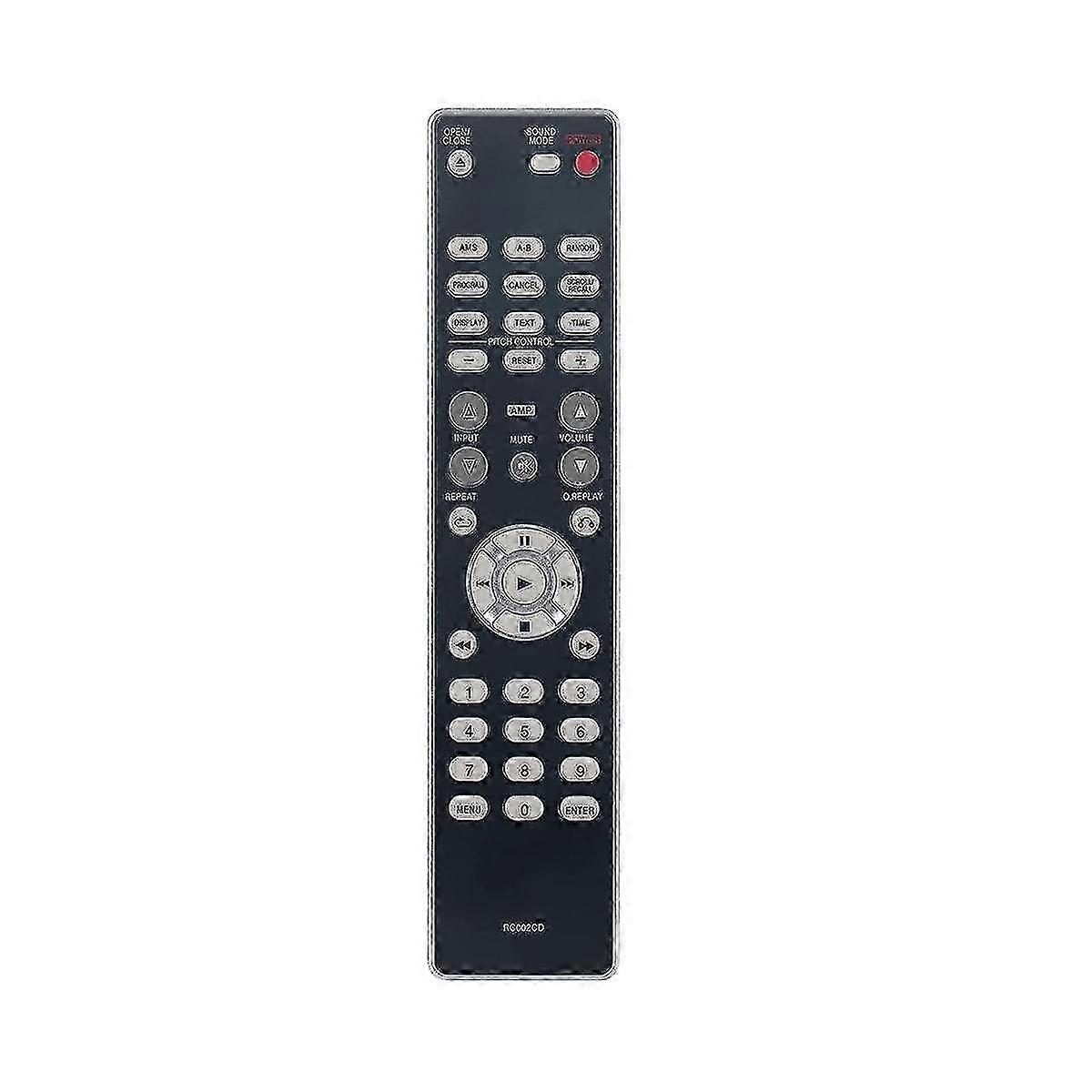 2026 RC002CD Remote Control Replacement for Disc CD Player CD5003 CD5004 CD6003