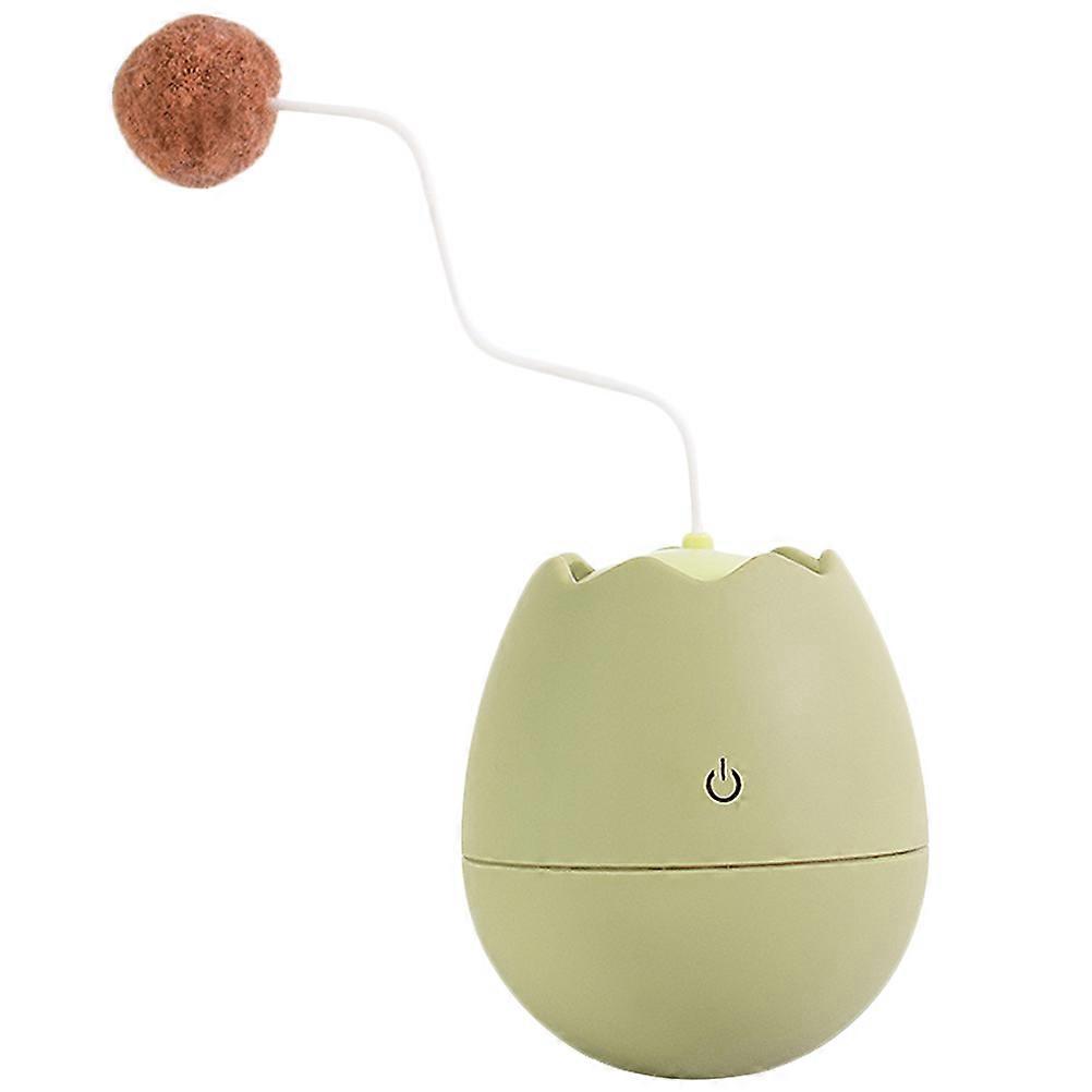 Cat Teaser Electric Style Toy for Interactive Play 2Pcs Green Cat Kitten