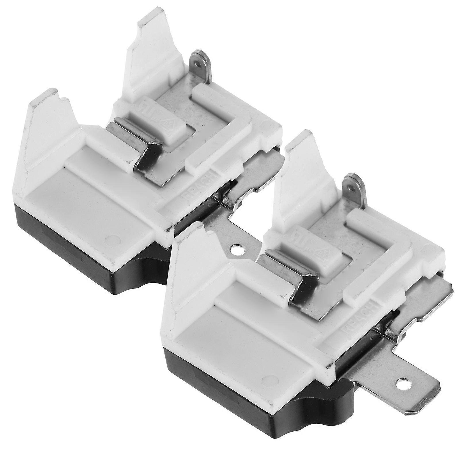 Durable Refrigerator Compressor Starter Protector for Home Use White Plastic Aluminum Alloy