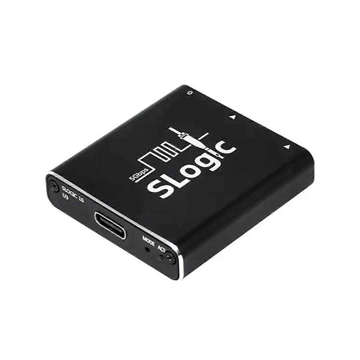 SLogic16U3 16CH 800M Samplerate 5Gbps USB3 Super-Speed Logic Analyzer Adjustable Threshold, Advance