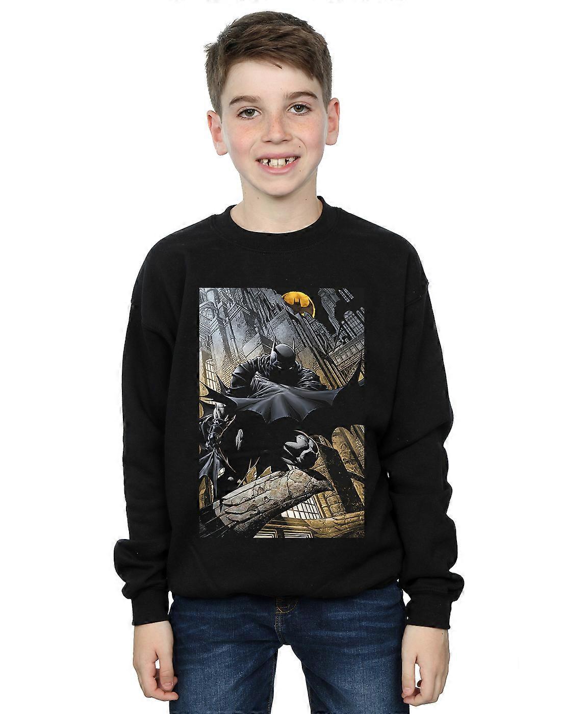 DC Comics Boys Batman Night Gotham City Sweatshirt
