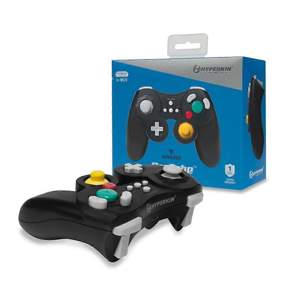 Wireless Black Ergonomic Grip and Precise Button Response Gamepad for Wii U Pro Controller Ref:3461