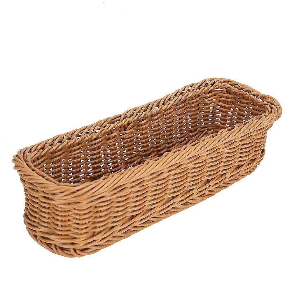 Large Coffee Tableware Storage Basket Utensil Holder Organizer, Elegant Weave, Dishwasher Safe