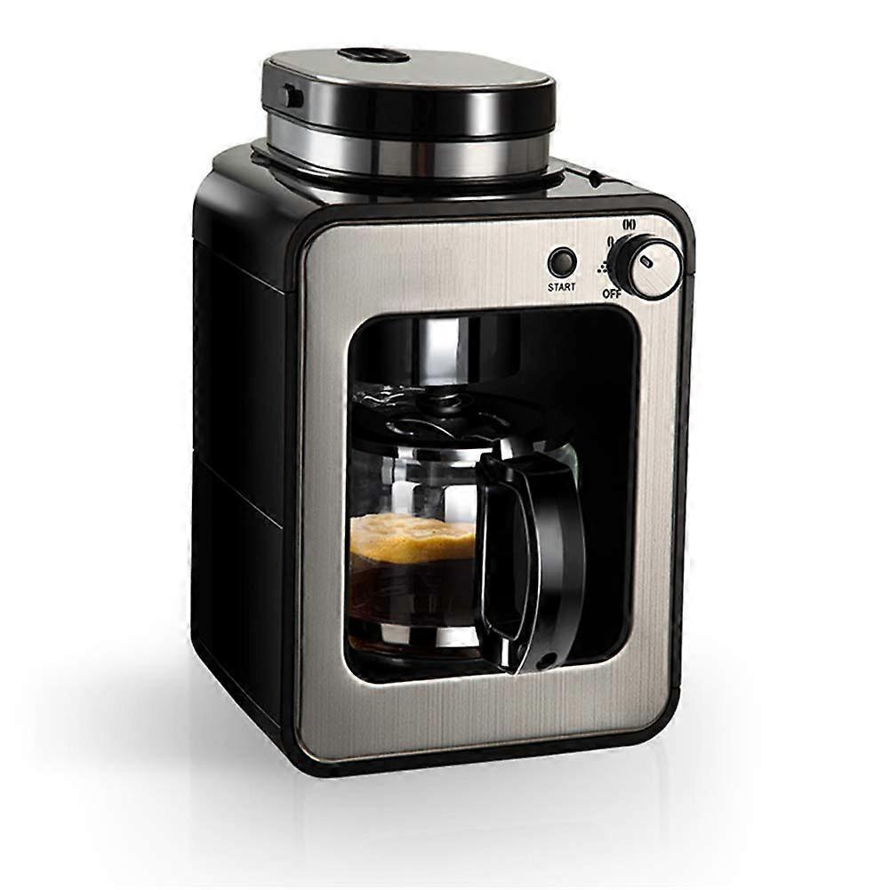 Single Serve Coffee Maker with Grinder, OneTouch Control, Dual Modes, Detachable Water Tank