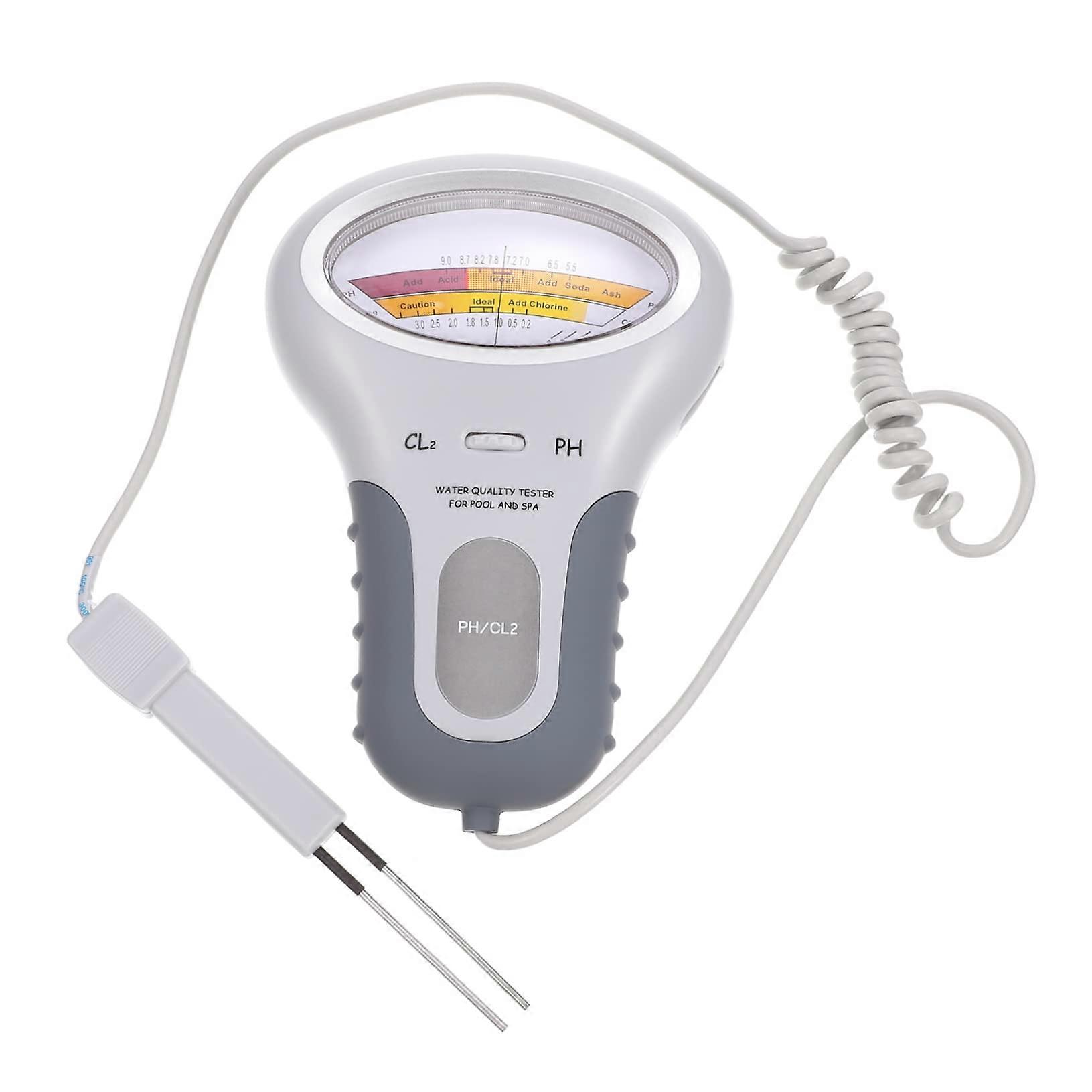 Digital Pool Water Tester with Large Screen Display for Quick PH and Chlorine Testing