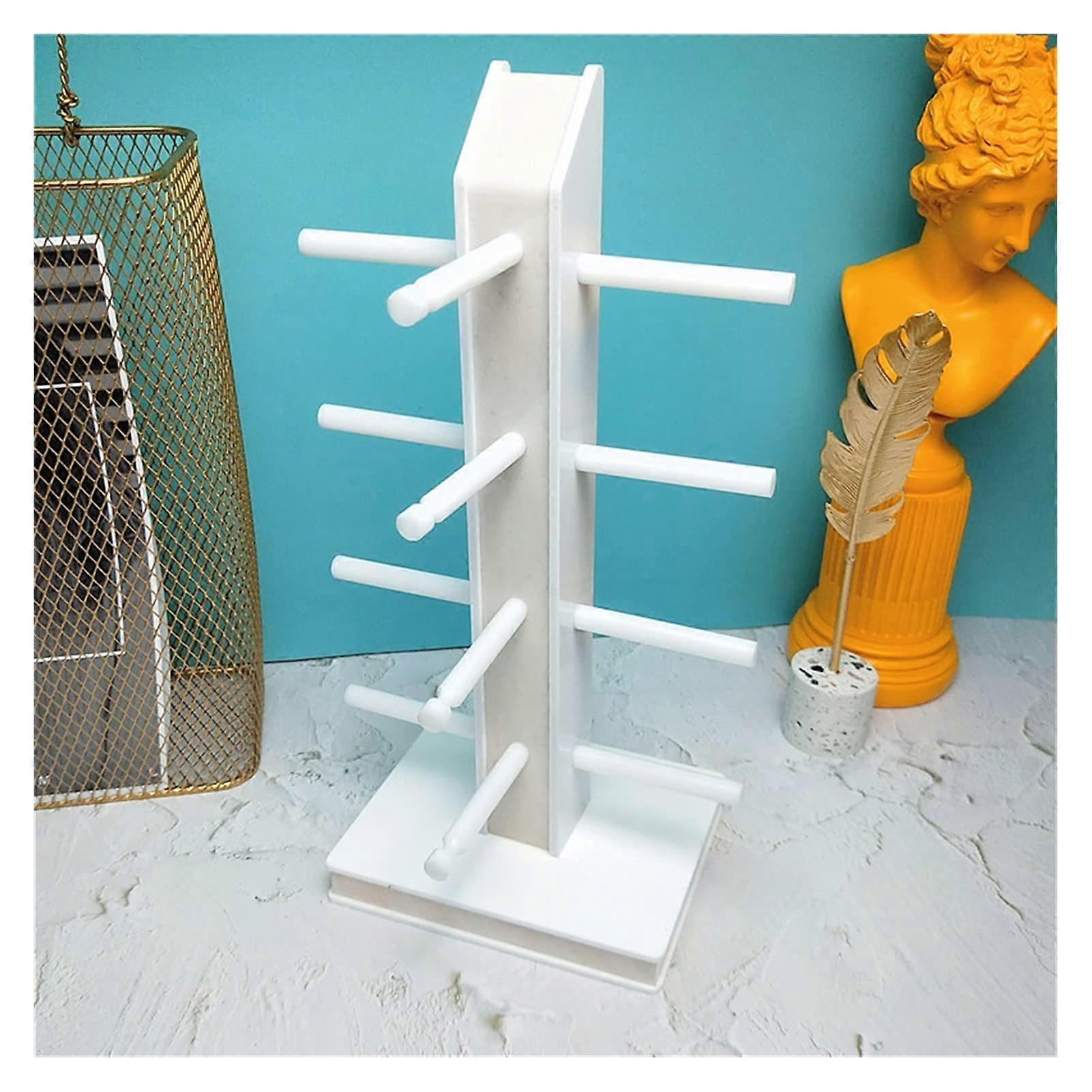 5 Layer Acrylic Glasses Display Stand Clear Tabletop Sunglasses Organizer Eyewear Storage Rack