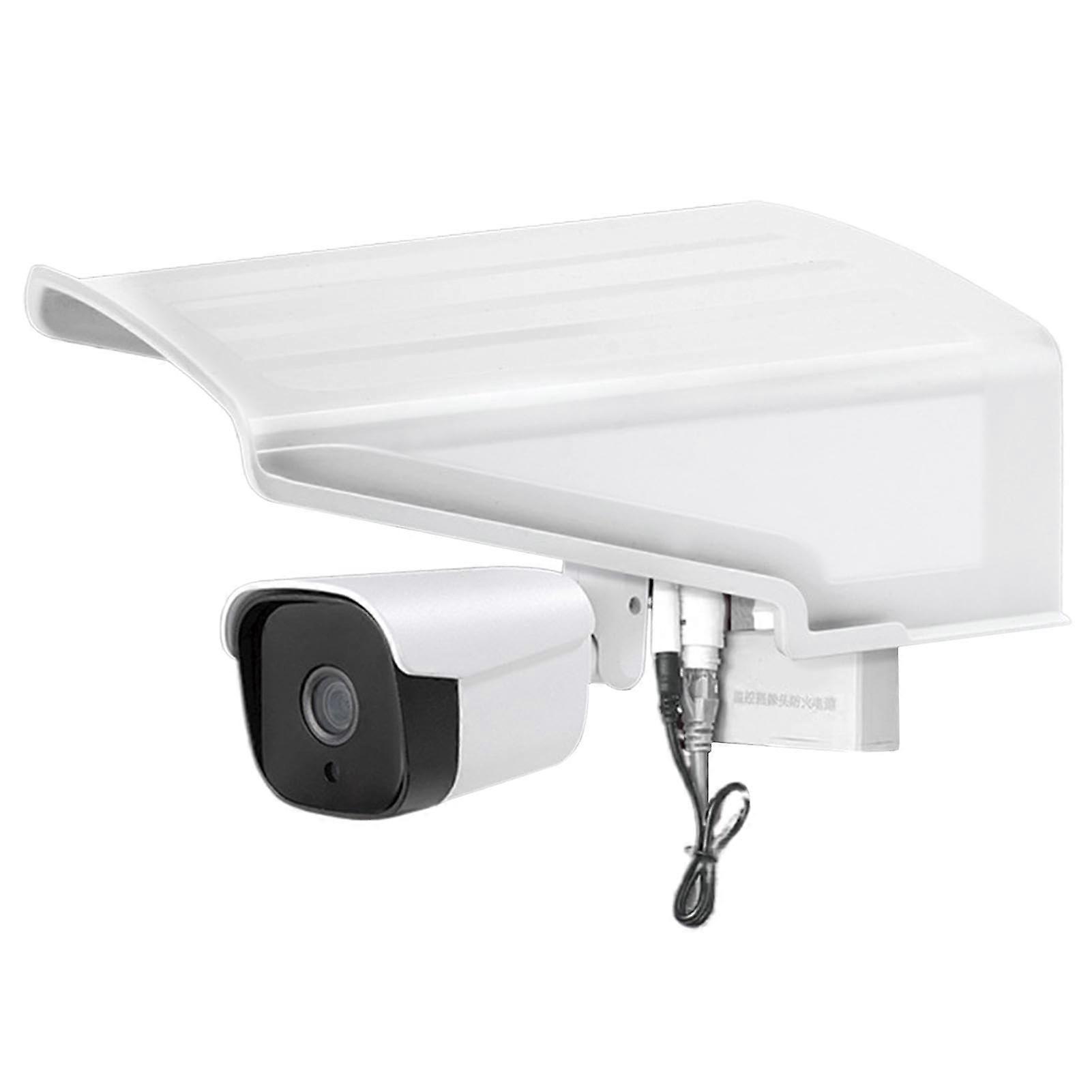 Outdoor Security Camera Cover Weatherproof Shield Sun Rain Protector NoDrill Installation