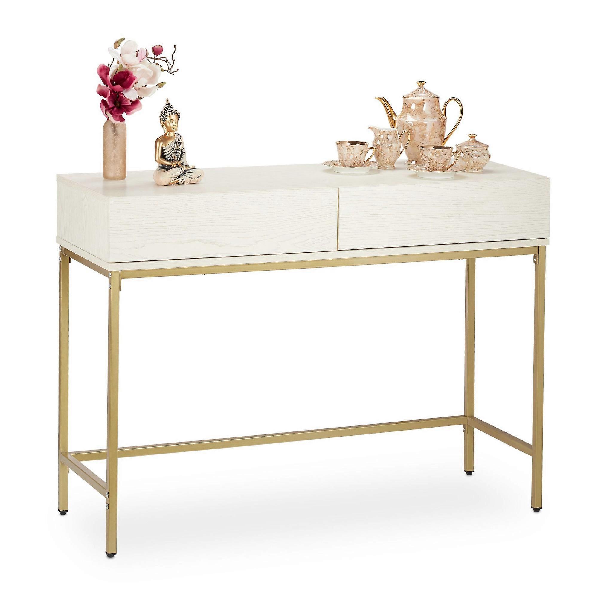 Console table with drawers