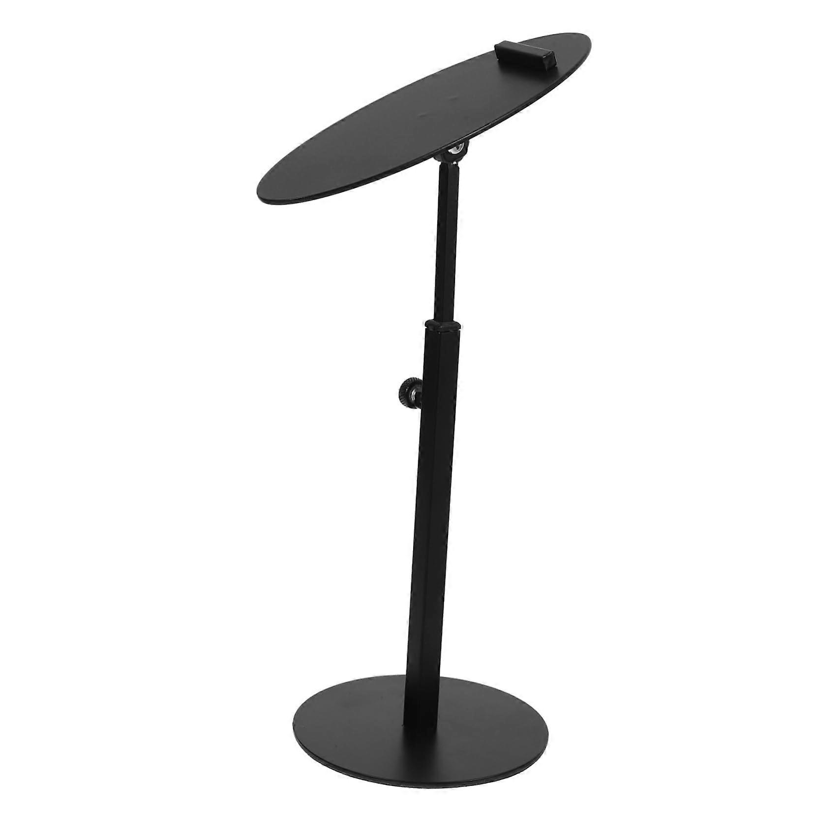 Adjustable Shoe Display Stand with Tilted Platform and Secure Heel Hold for Retail or Home Use