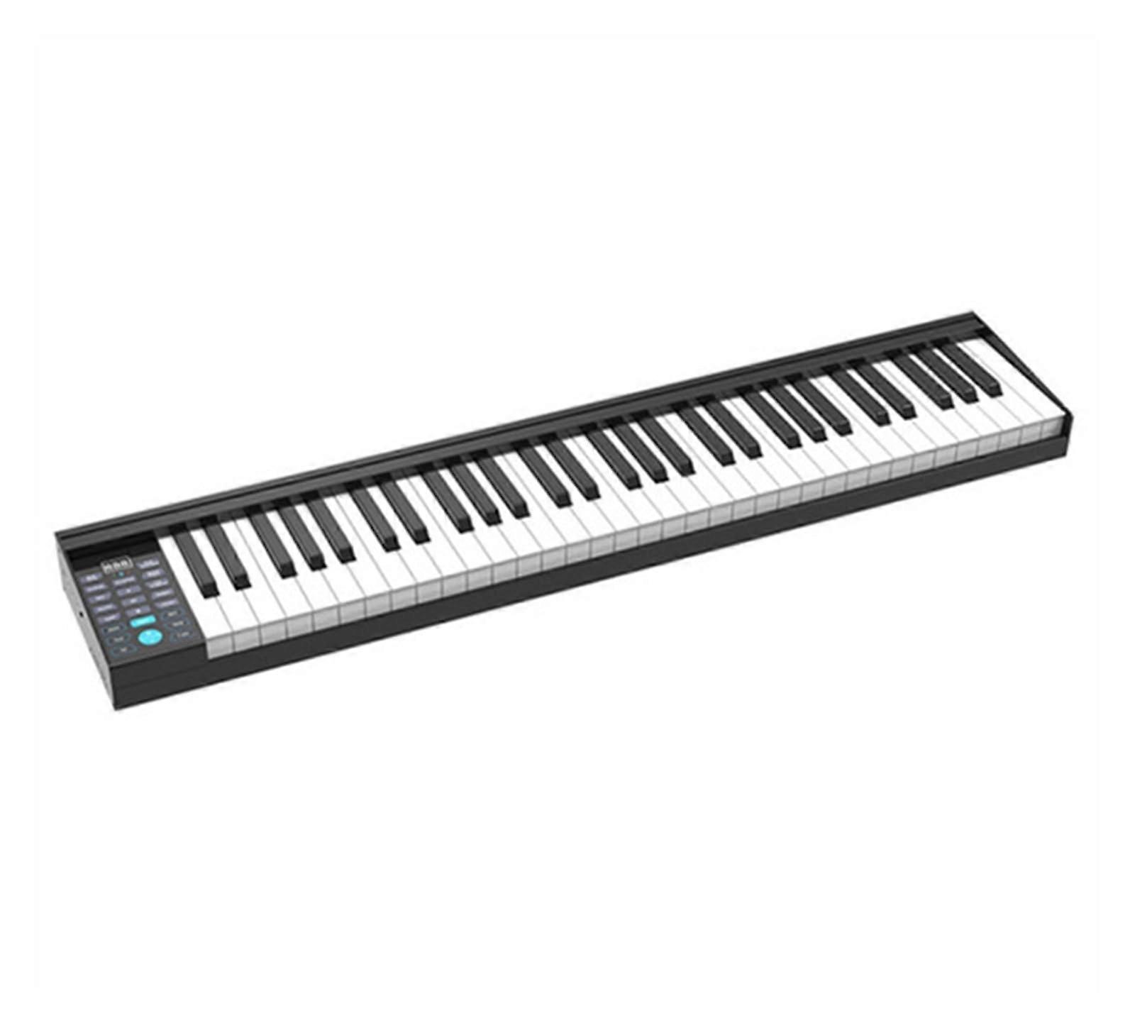 61 Key Electronic Piano Keyboard with 128 Timbres, LED Display, Dual Function, Velocity Touch Control