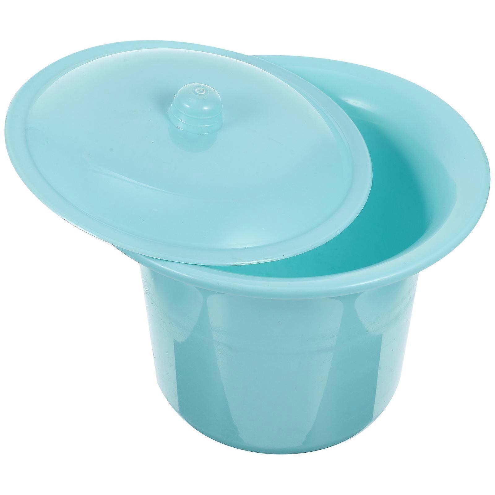 Household Urinal Thick Chamber Pot with Lid for Storage