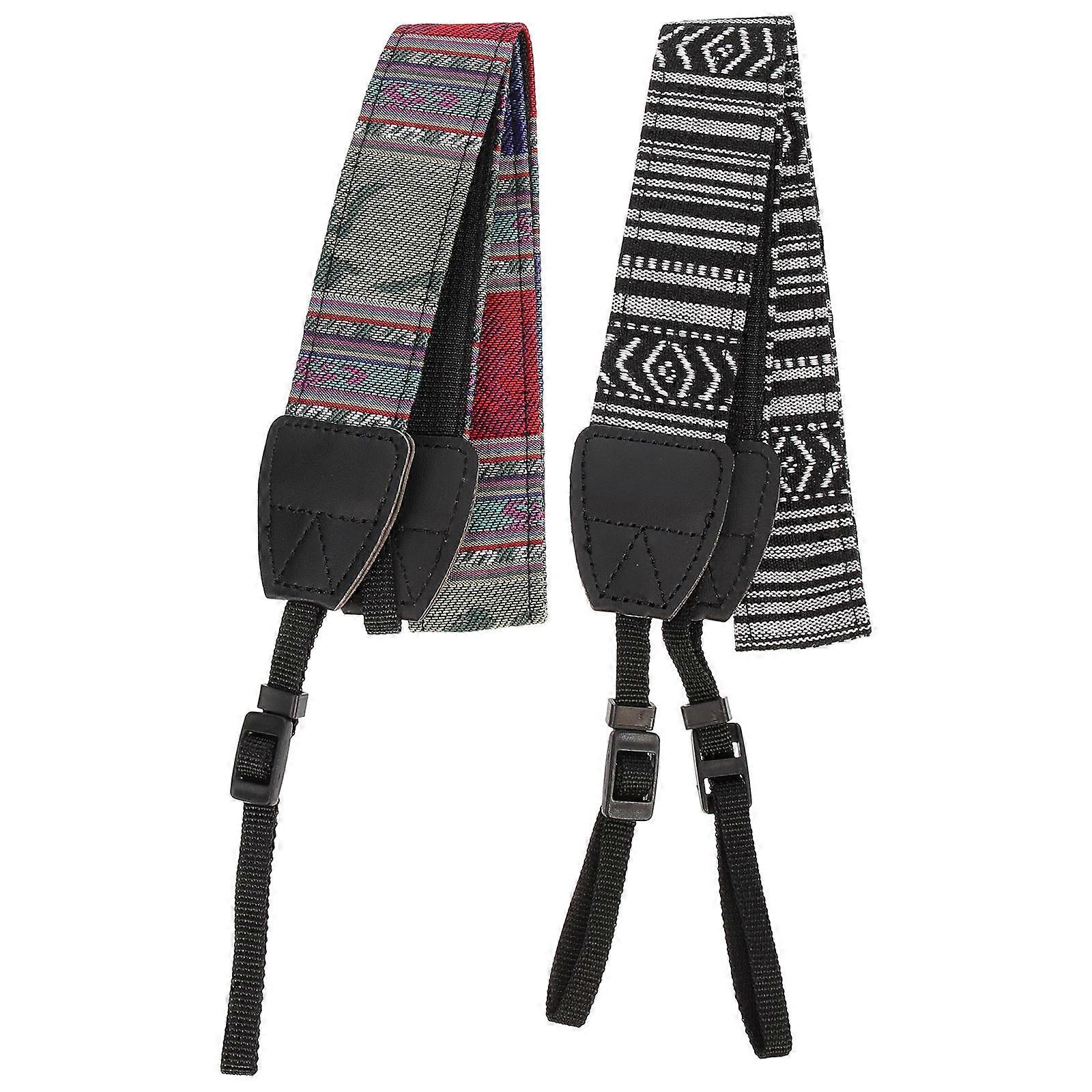 Camera Shoulder Strap Mirrorless Camera Safety Strap for 2Pcs with Adjustable Length