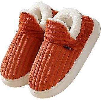 Winterwarme, flauschige Unisex-Hausschuhe – rutschfeste, dicke Sohle, kuschelig für drinnen und draußen