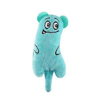 Cartoon Face Catnip Plush Toy, Self-Play Chew and Teething Enrichment with Fun Expressions for Indoor Kittens