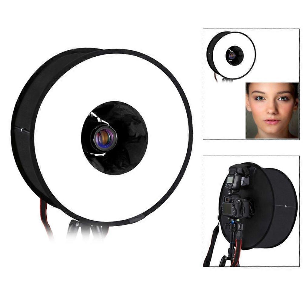 PULUZ 450mm Round Style Softbox Speedlight Flash Light Shoot Soft Box Foldable Soft Flash Light Diffuser Compatible With Photography