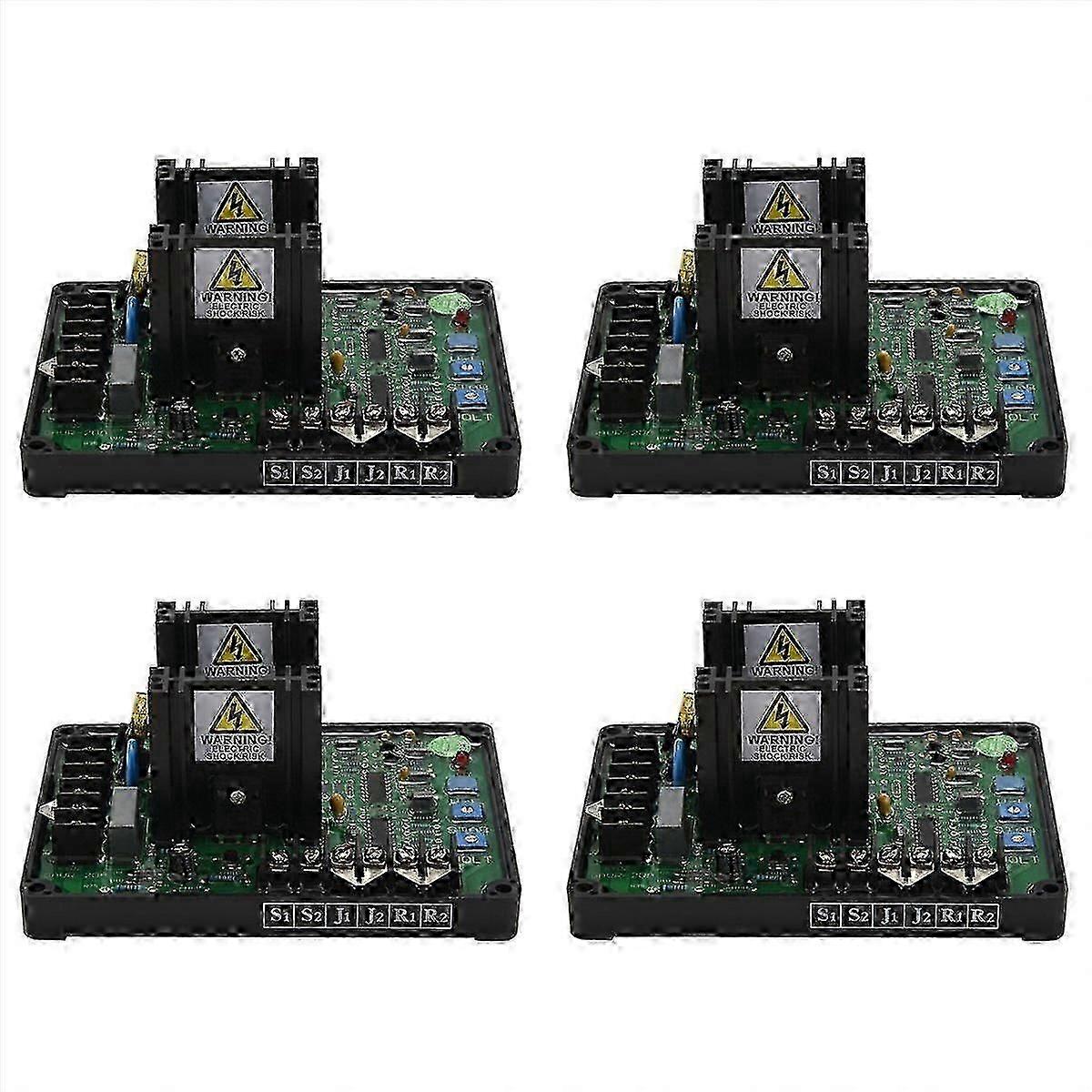 4X GAVR-20A Universal Brushless Automatic Voltage Regulator Module, Generator 220/400VAC