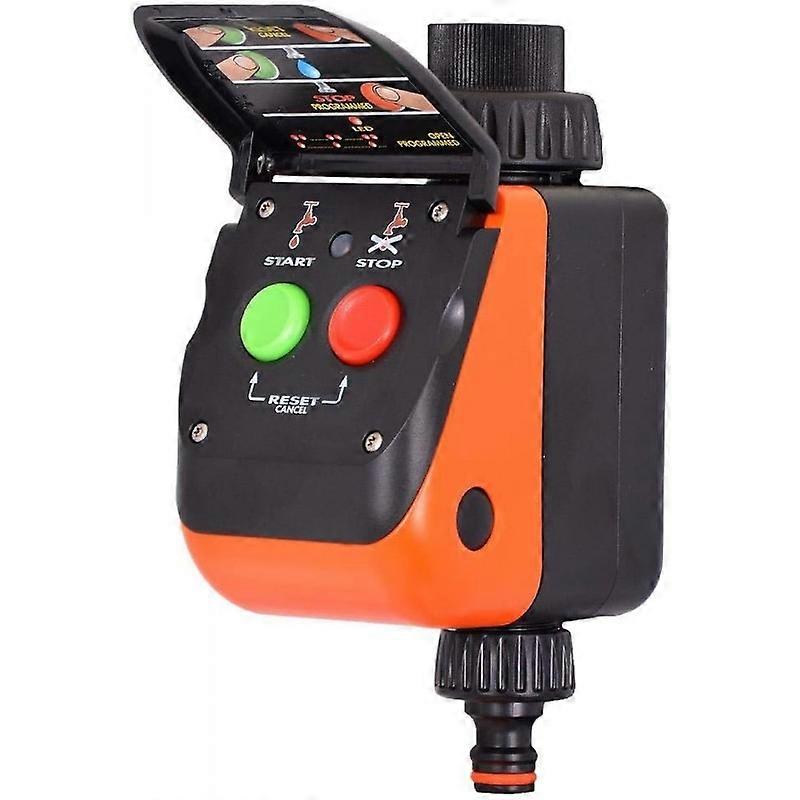 Claber 50167 8414 Aquauno Practical Plus Programmer, Black / Orange