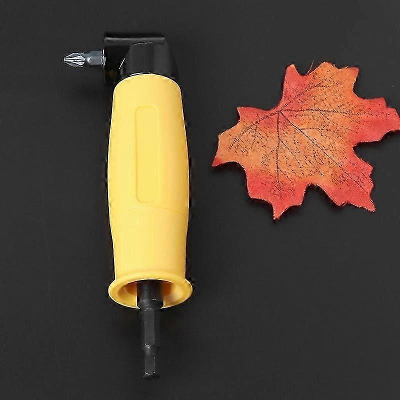 90 Angle Attachment Right Driver Drill Drill 1/4" Hex Drill Bit Plug Holder
